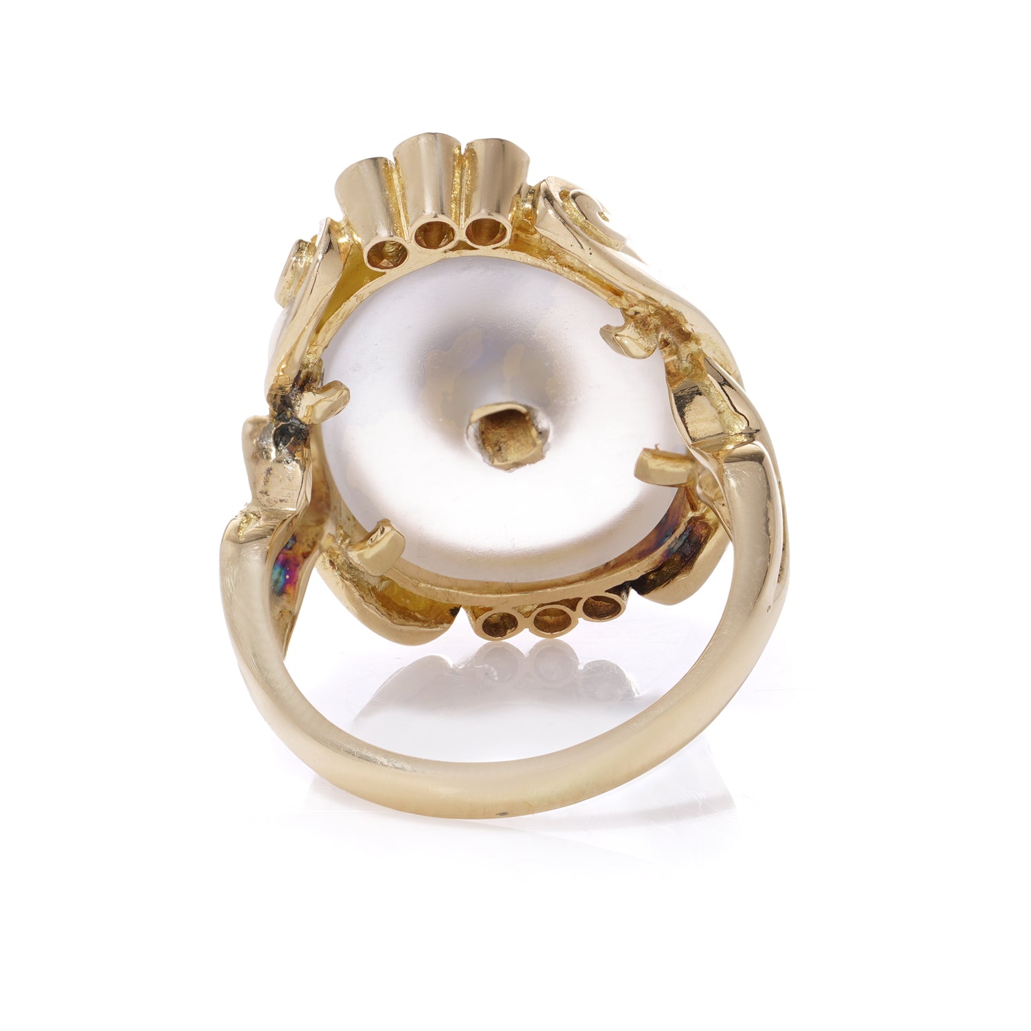 Sapphire, Diamond & Rock Crystal Ring by Lalaounis - Wildsmith Jewellery