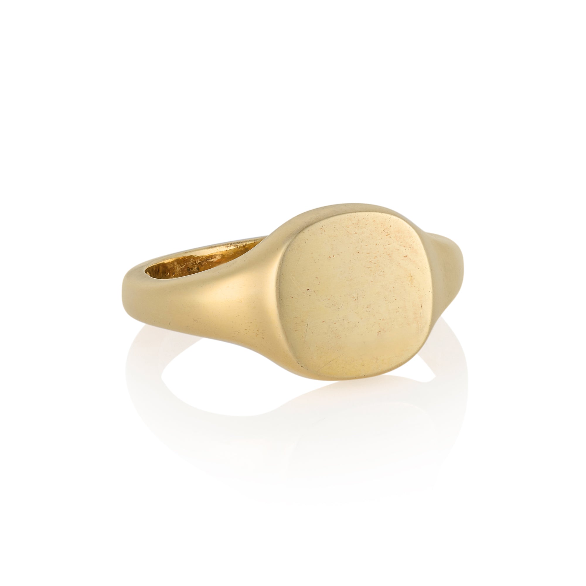 9 x 8mm Cushion Shaped Signet Ring - Wildsmith Jewellery