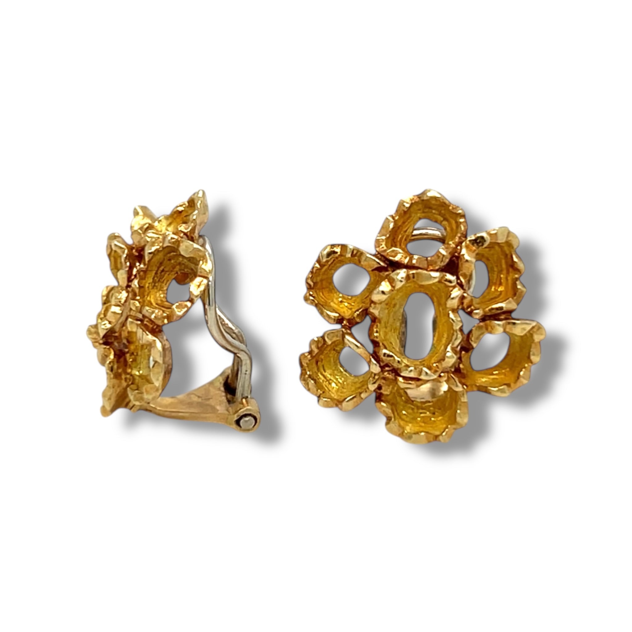 Vintage 18ct Gold Earrings - Wildsmith Jewellery