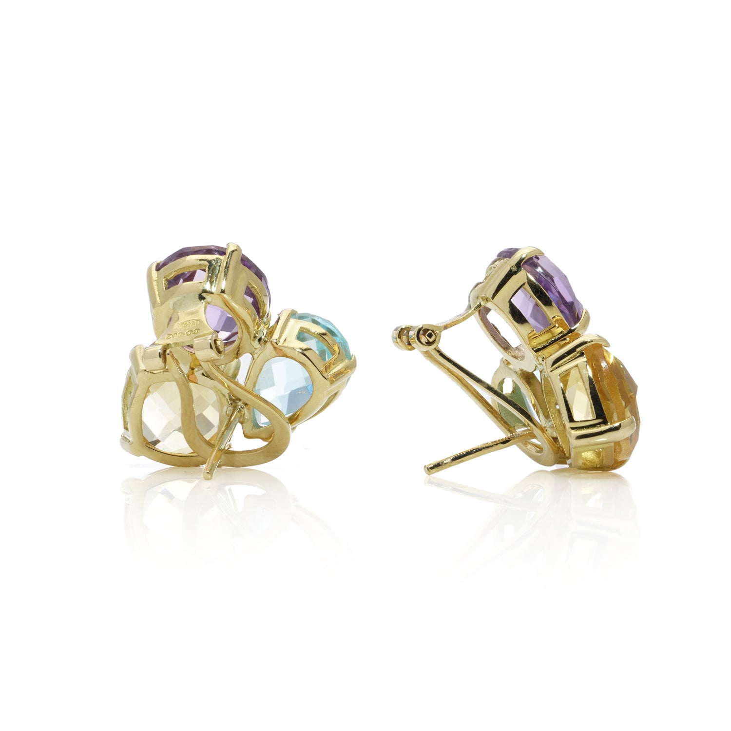 Multi Gemstone Earrings - Wildsmith Jewellery