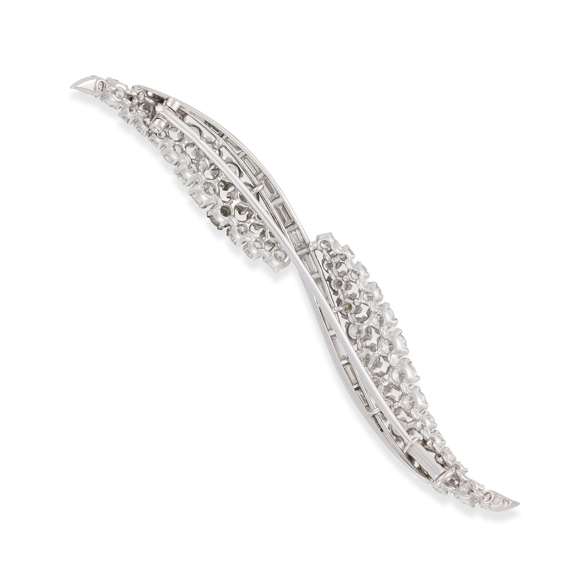 1950's Diamond Brooch, French - Wildsmith Jewellery