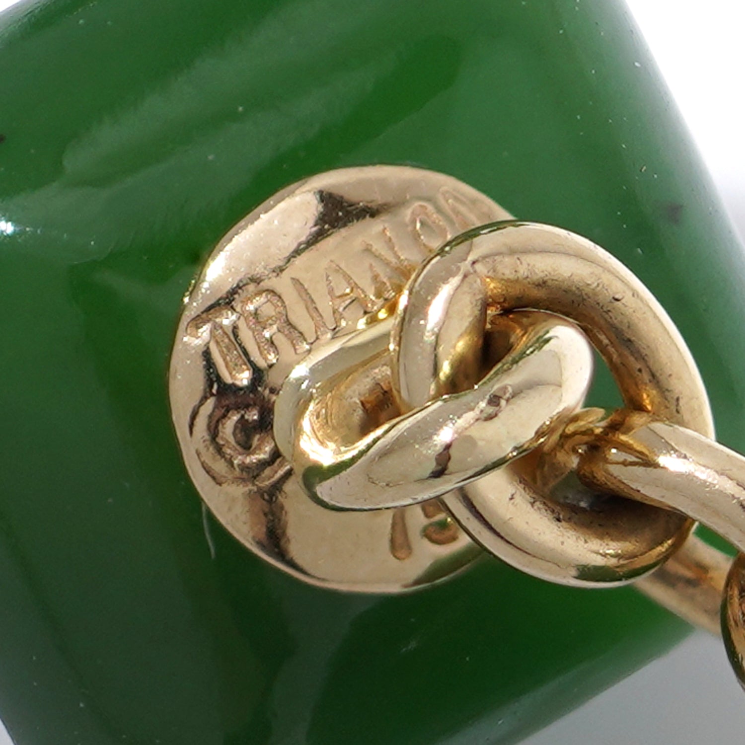 Ruby & Nephrite Jade Cufflinks