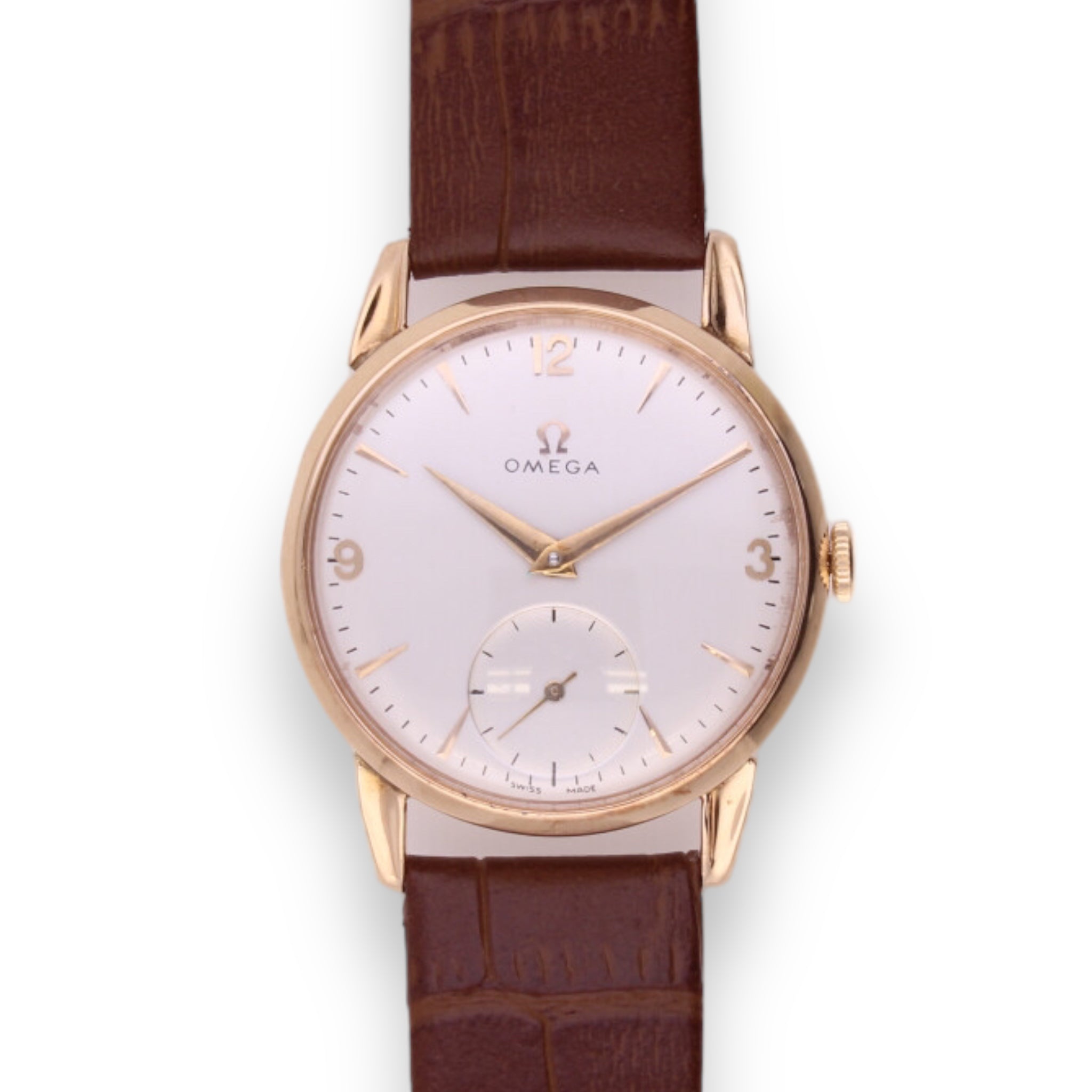 18ct Rose Gold Omega Watch - Wildsmith Jewellery