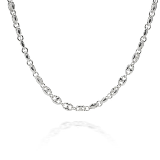 Sterling Silver Ship Link Necklace - Wildsmith Jewellery