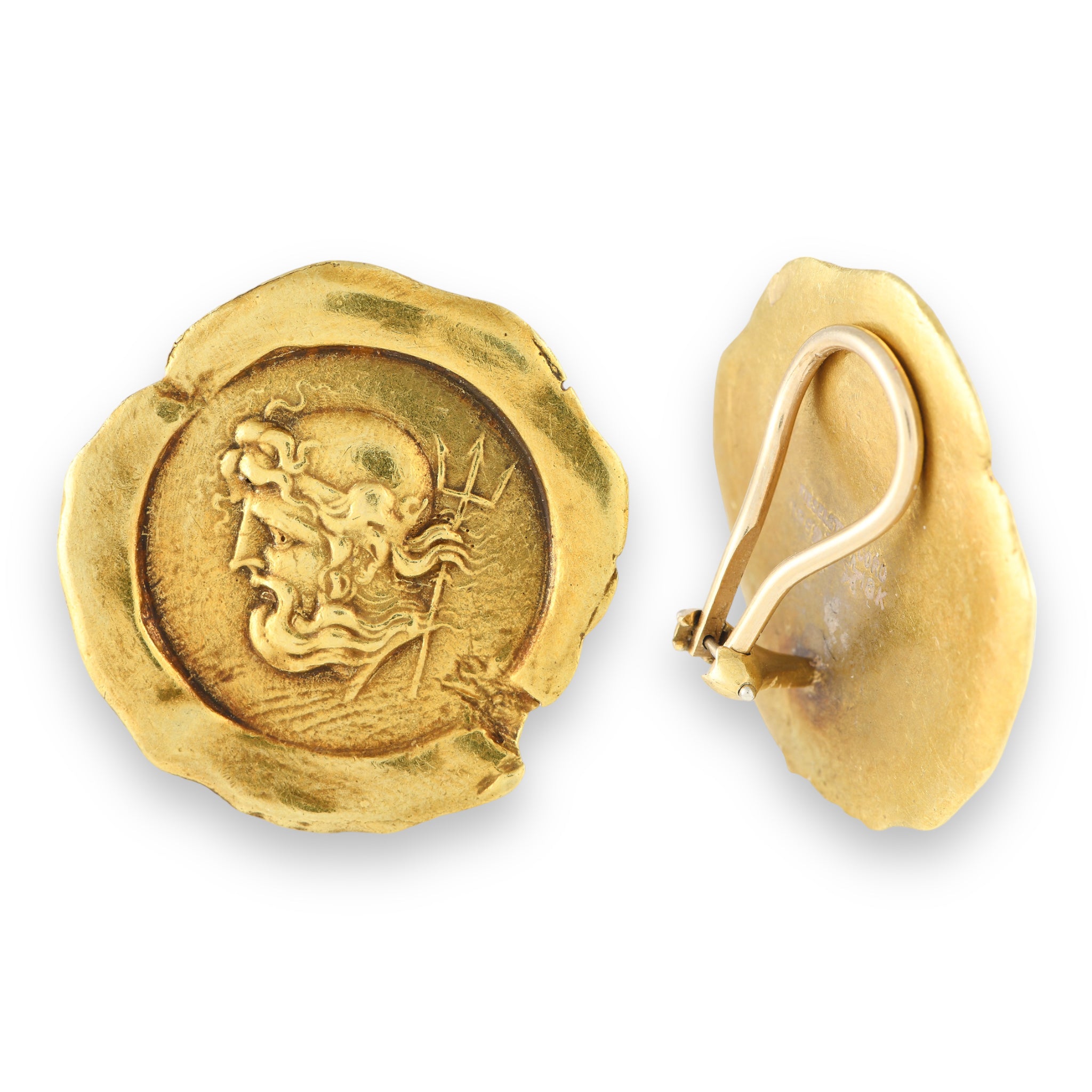 Kieselstein-Cord Yellow Gold Poseidon Earrings - Wildsmith Jewellery