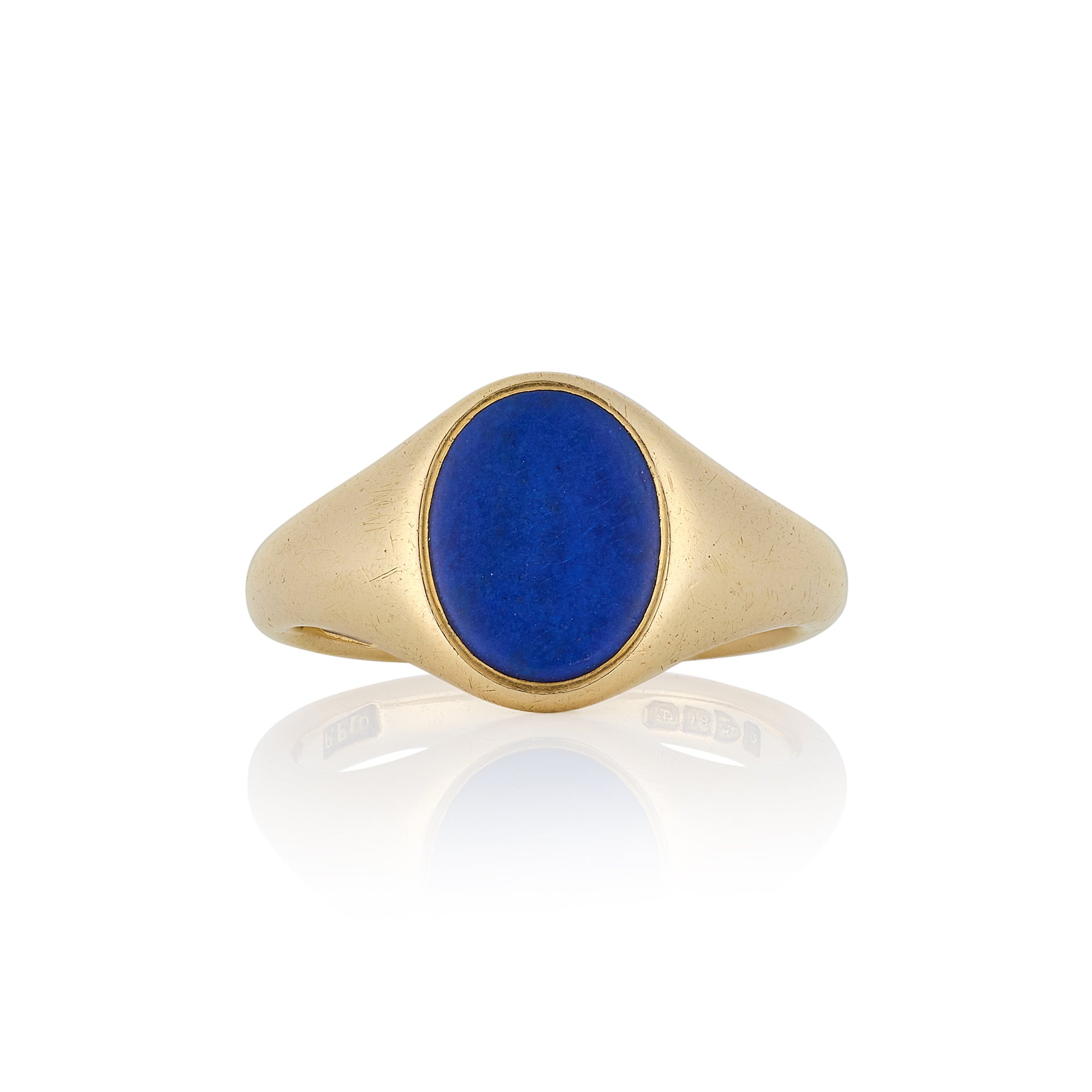 Victorian 18ct Gold Signet Ring, Hallmarked 1868 - Wildsmith Jewellery