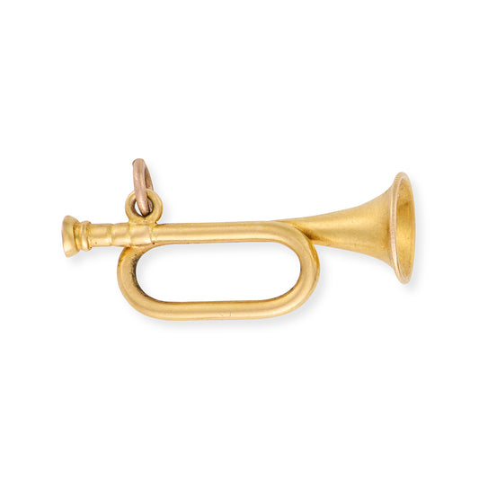 15ct Gold Horn Charm - Wildsmith Jewellery