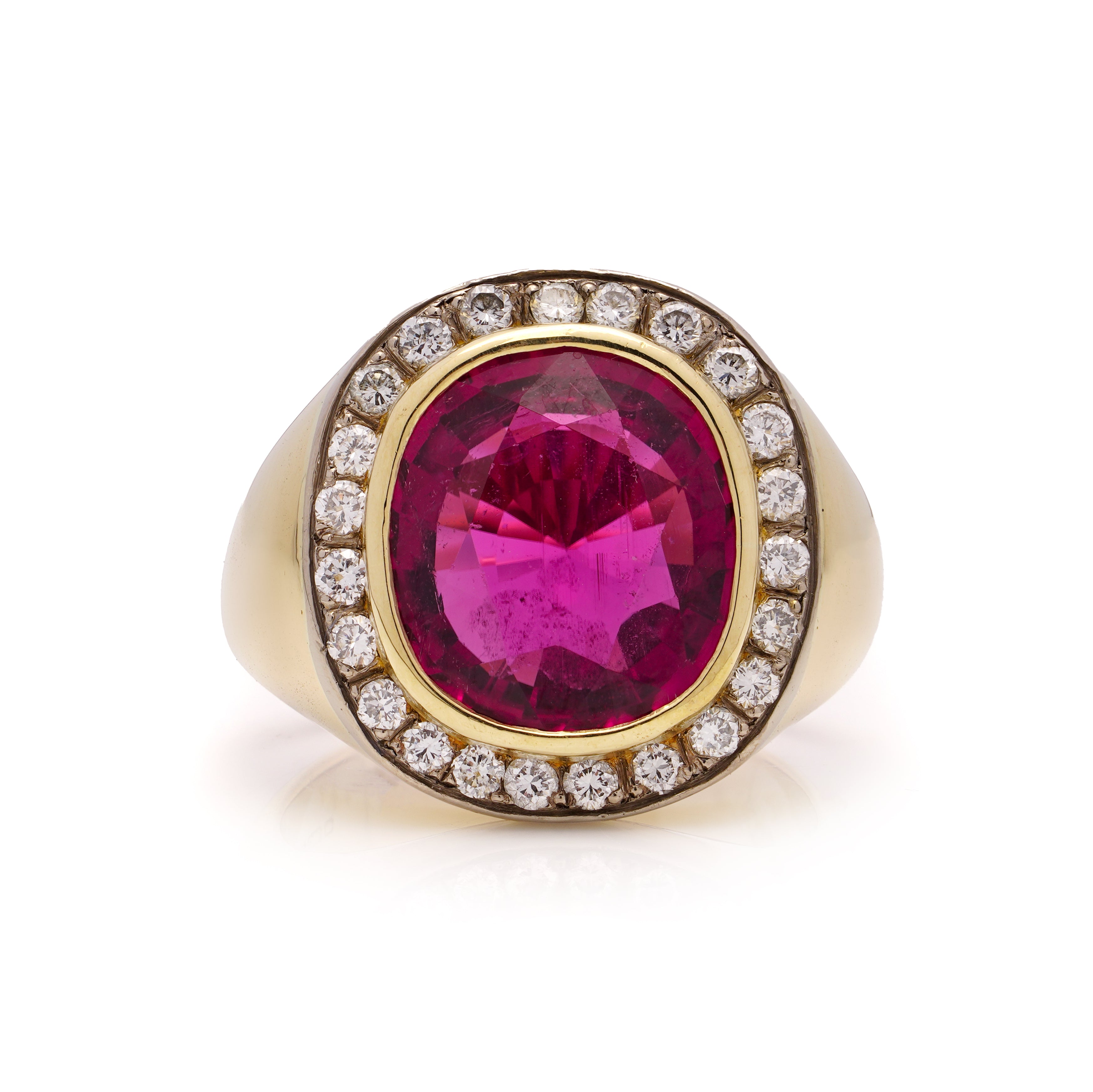 Rubellite & Diamond Ring - Wildsmith Jewellery