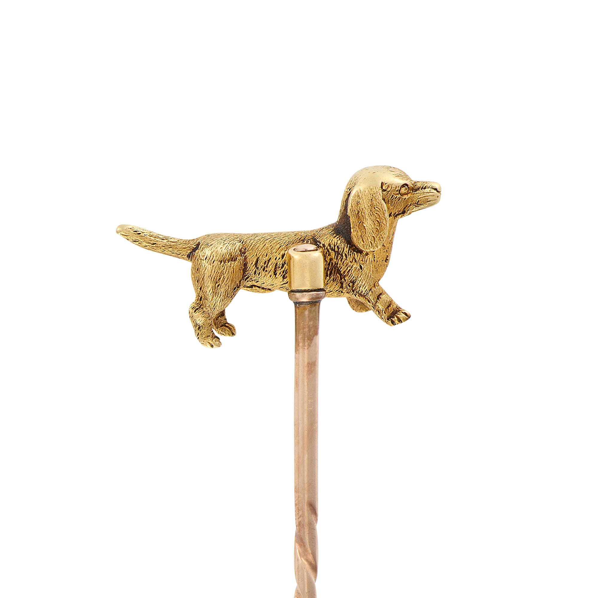 Victorian Dachshund Stickpin - Wildsmith Jewellery