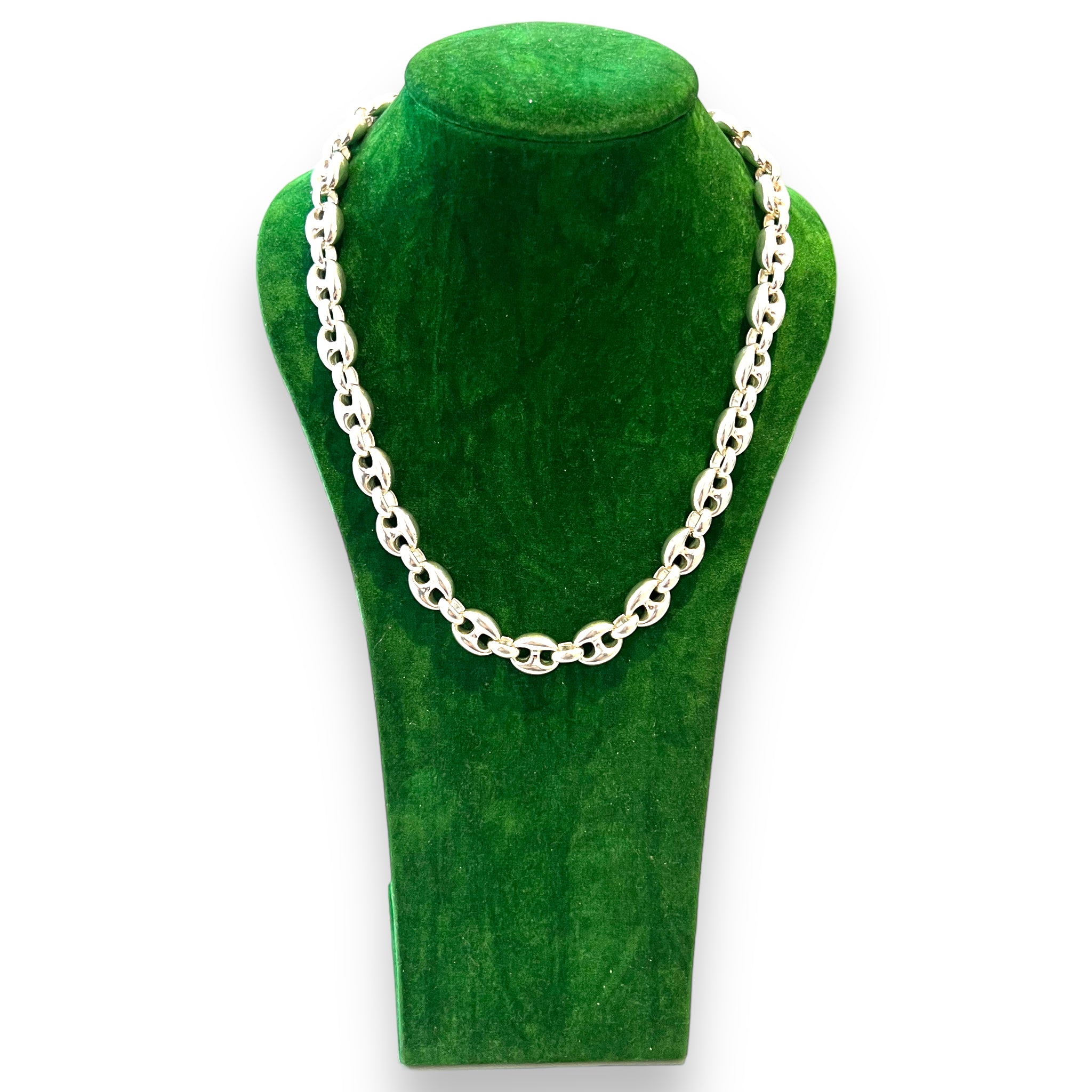 Solid Silver Ship Link Necklace - Wildsmith Jewellery