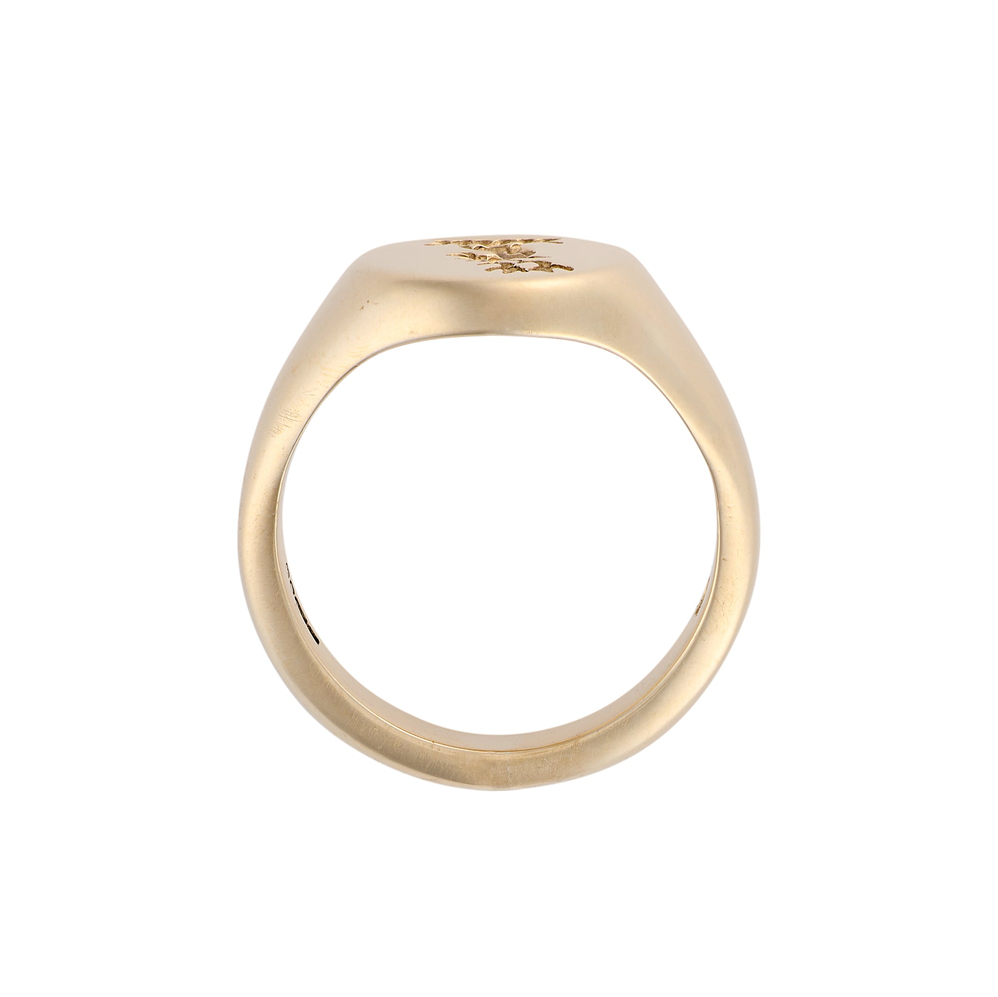 11.5 x 10mm Oxford Oval Signet Ring - Wildsmith Jewellery