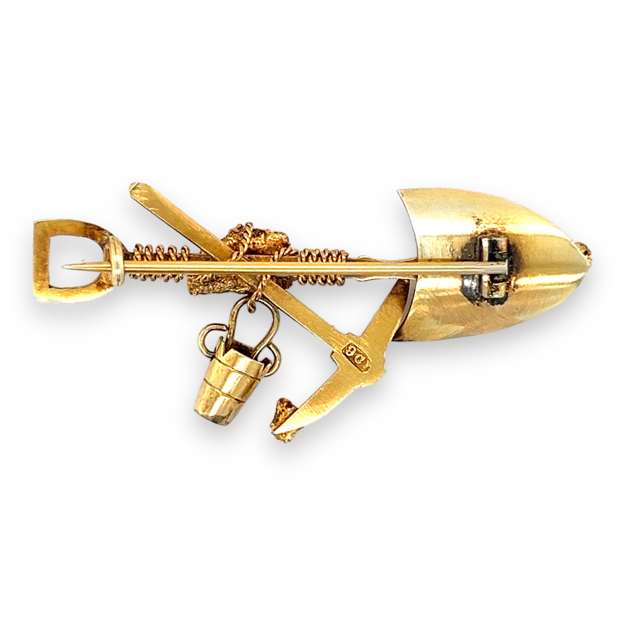 Gold Miner's Brooch - Wildsmith Jewellery
