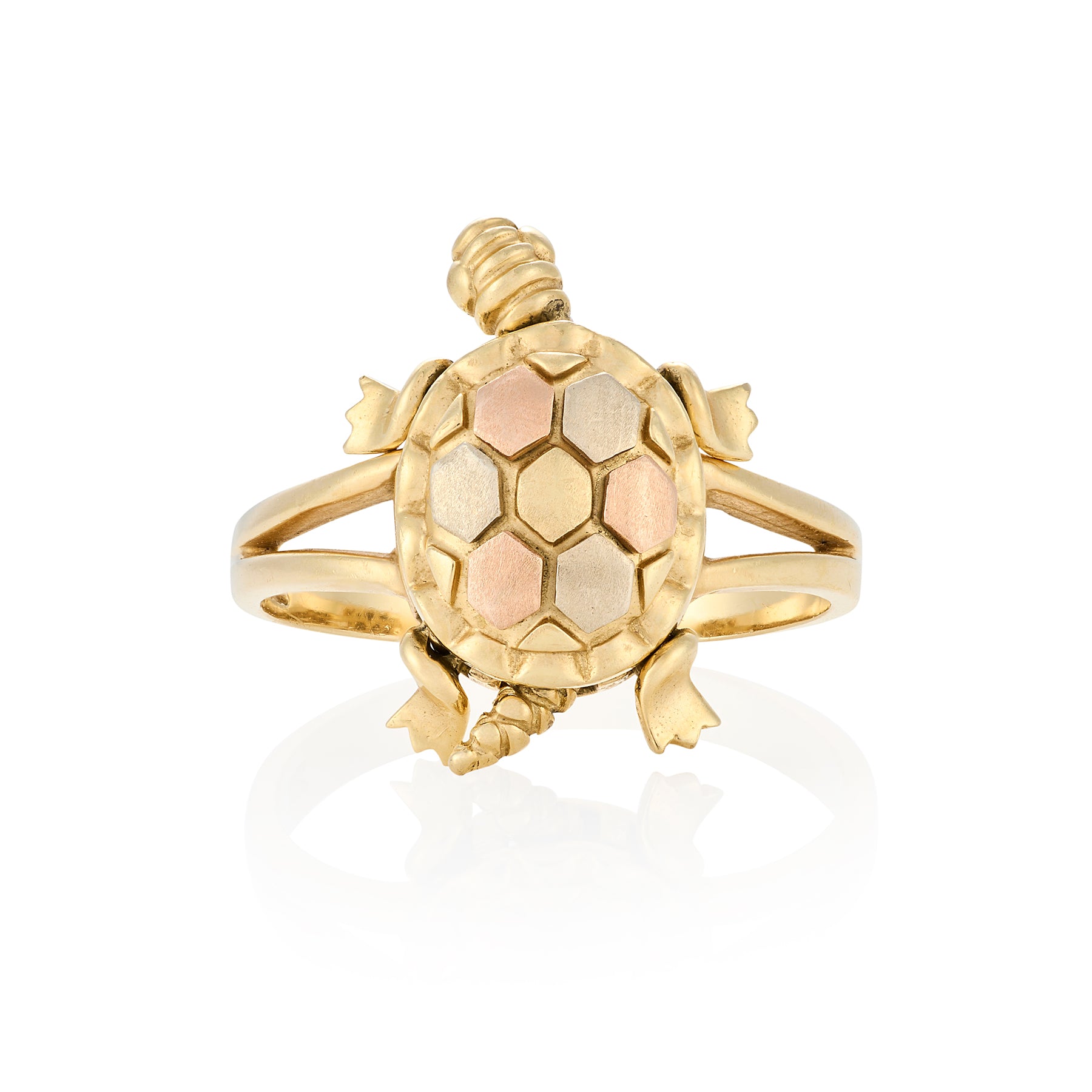 Vintage 14ct Gold Turtle Ring