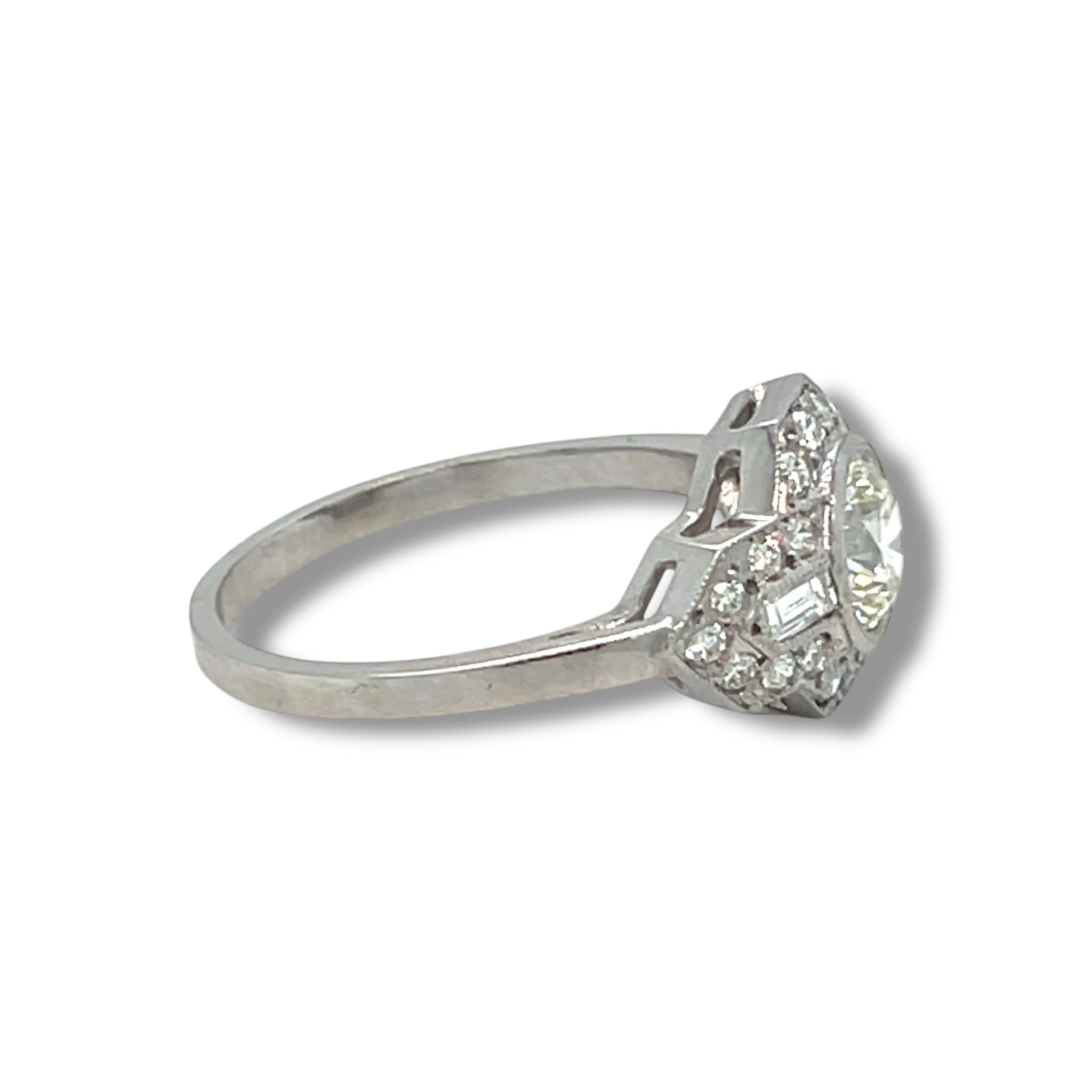 Art Deco Diamond Ring 1.4cts