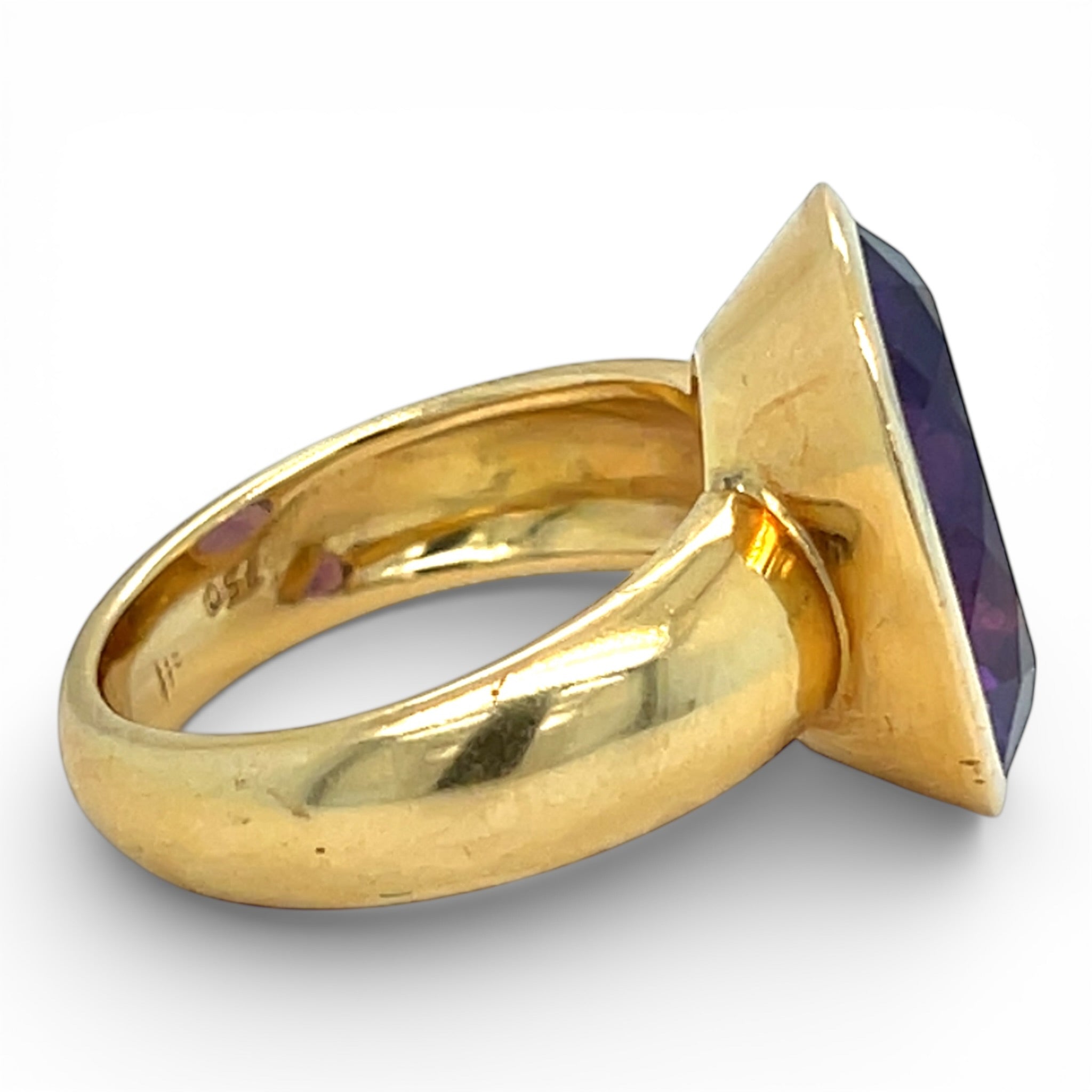18ct Gold & Amethyst Ring - Wildsmith Jewellery
