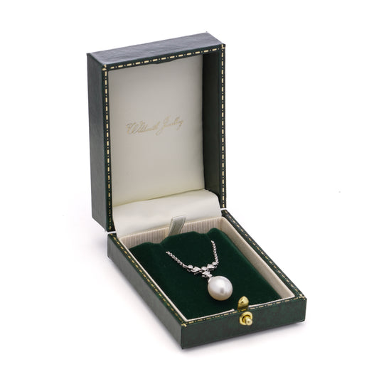 Freshwater Pearl & Diamond Necklace - Wildsmith Jewellery