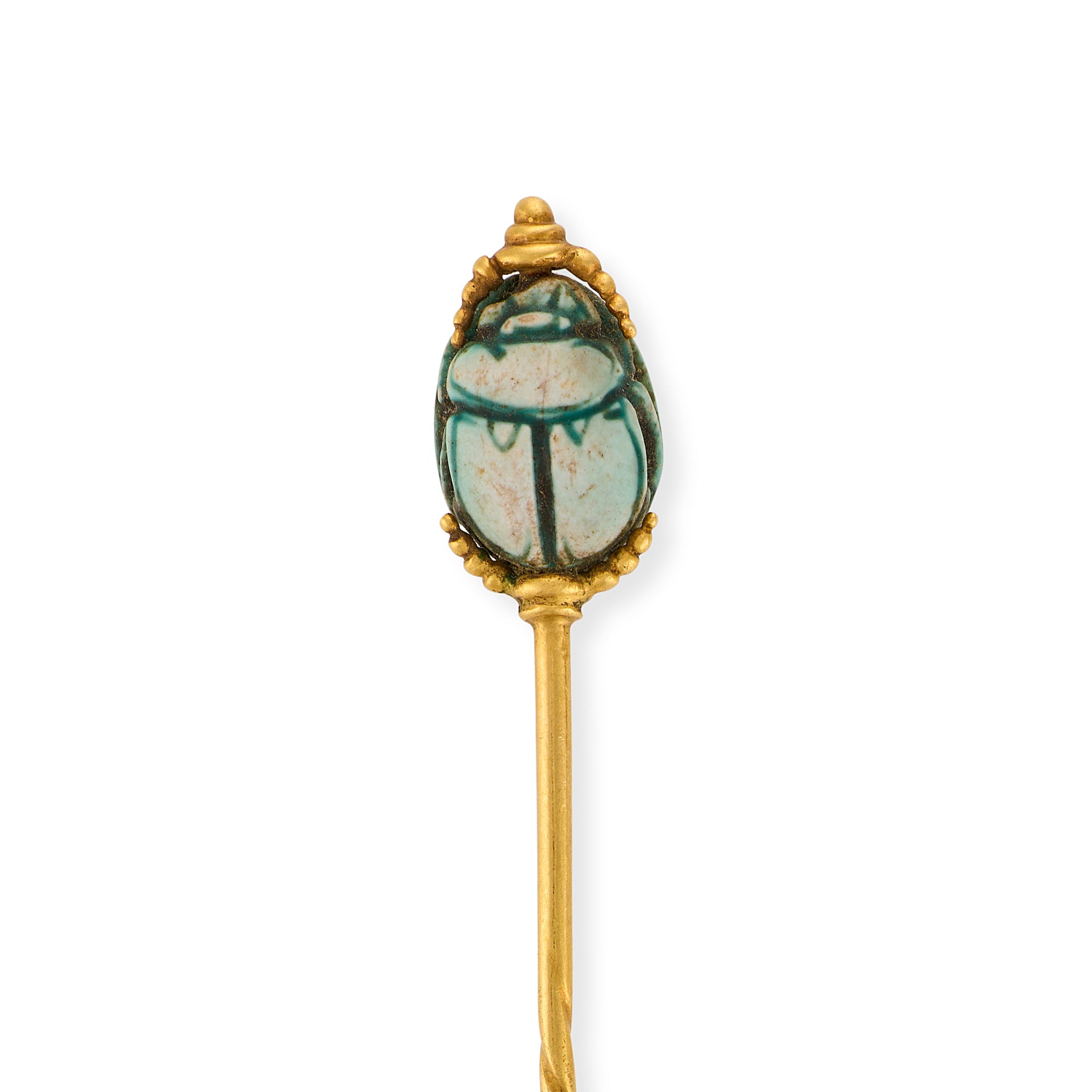 Grand Tour Turquoise Scarab Stickpin