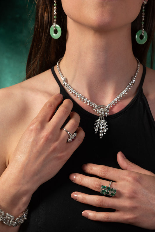 Diamond Necklace by André Vassort - Wildsmith Jewellery