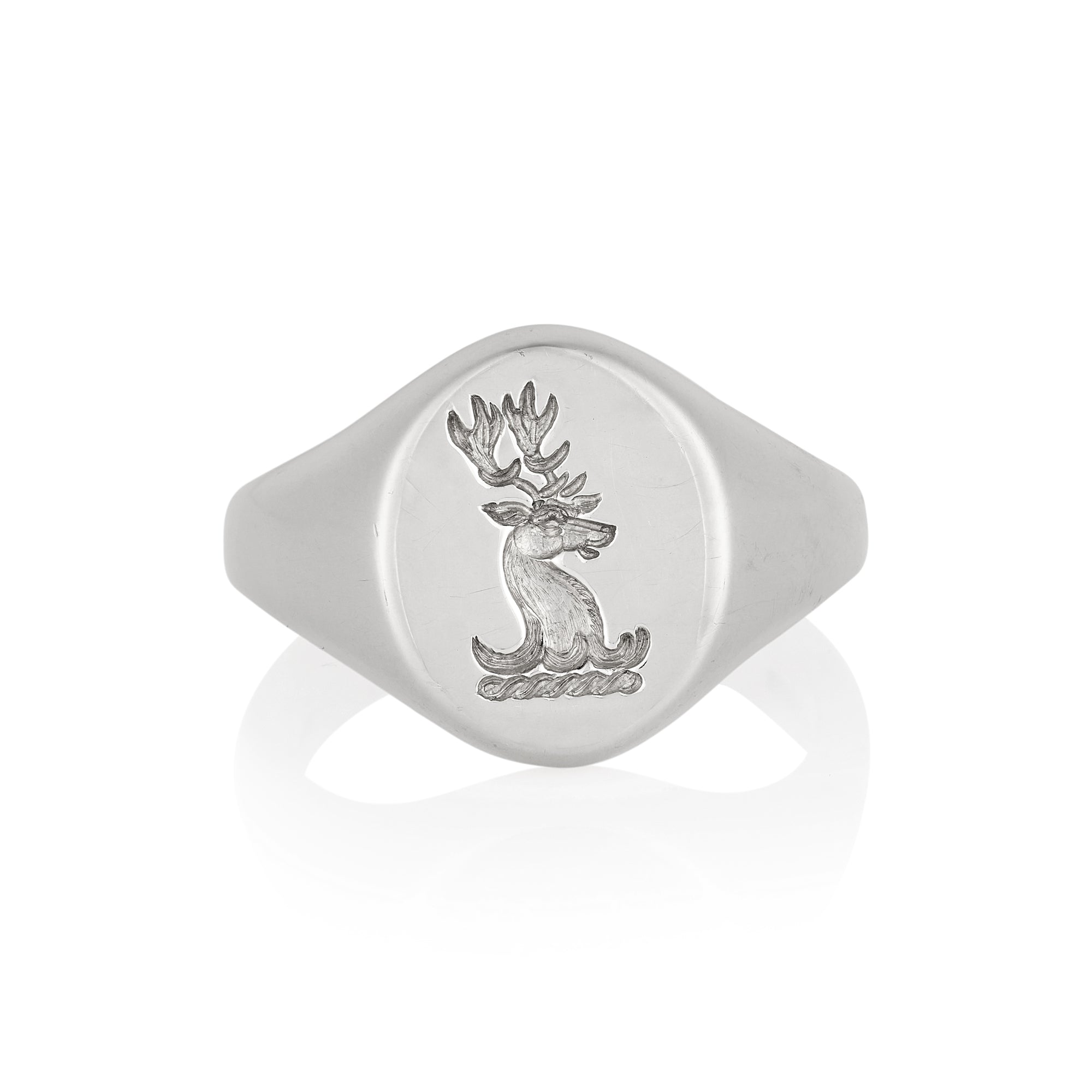 14.5 x 12.5mm Oxford Oval Signet Ring - Wildsmith Jewellery