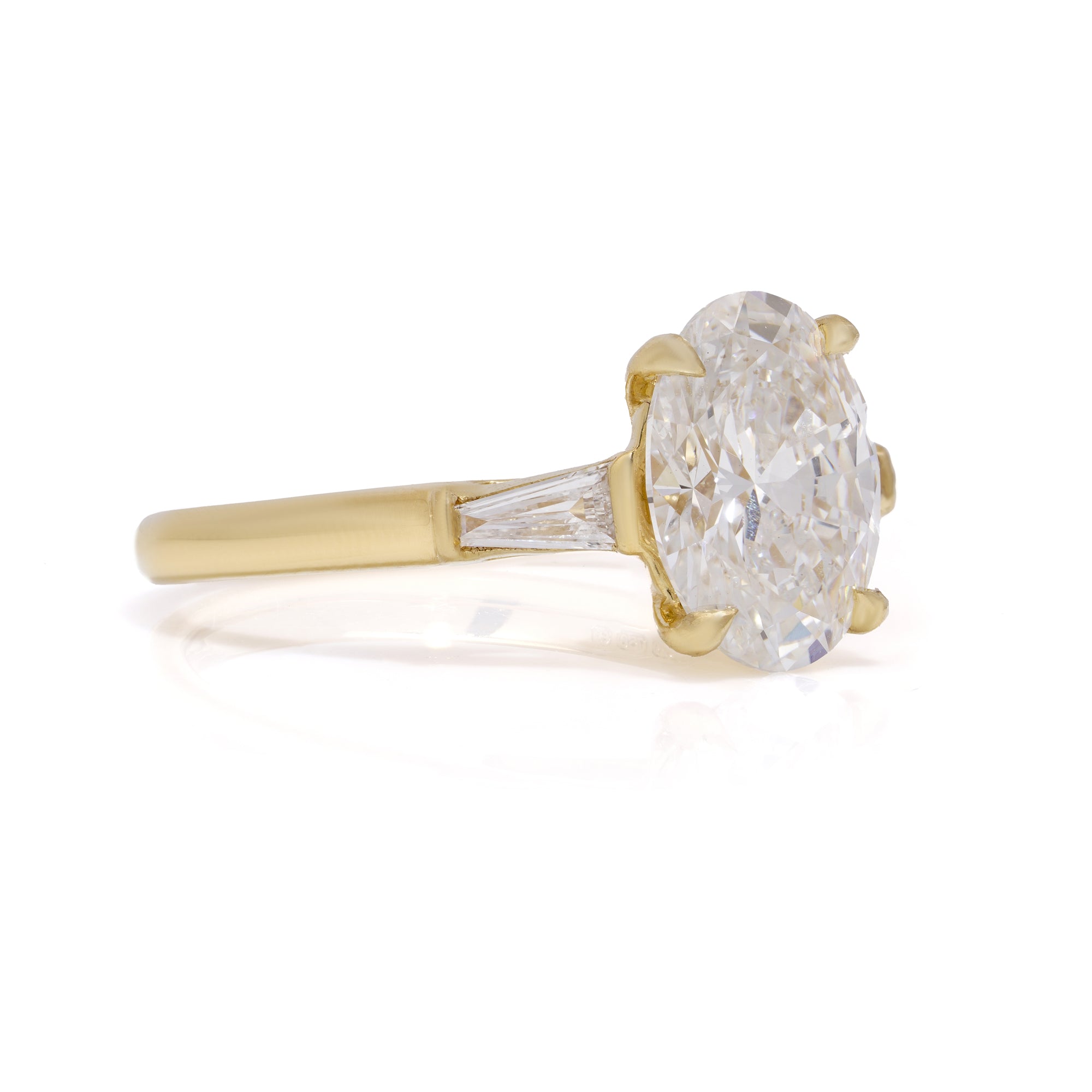 2.2ct Oval Diamond Engagement Ring - Wildsmith Jewellery