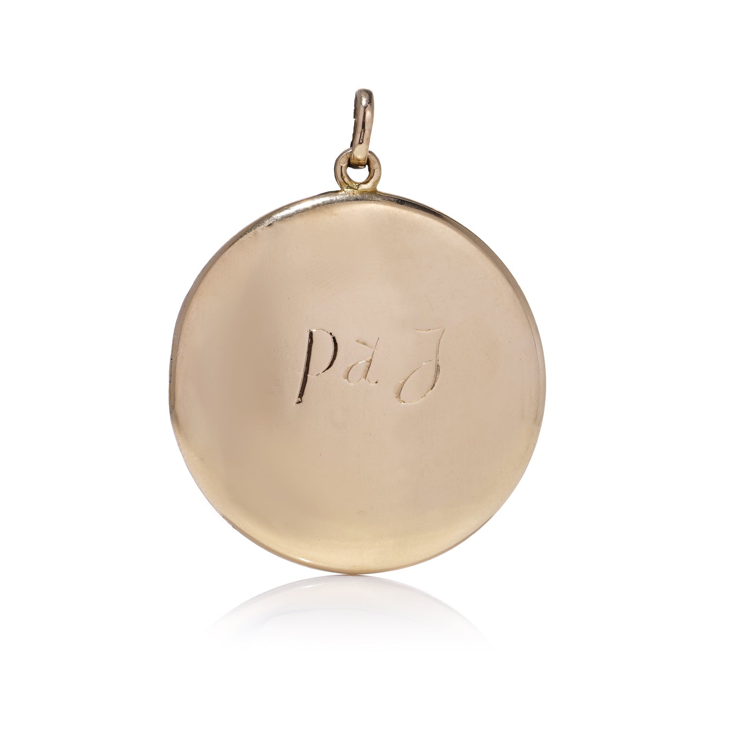 14ct Gold & Diamond Round Locket - Wildsmith Jewellery