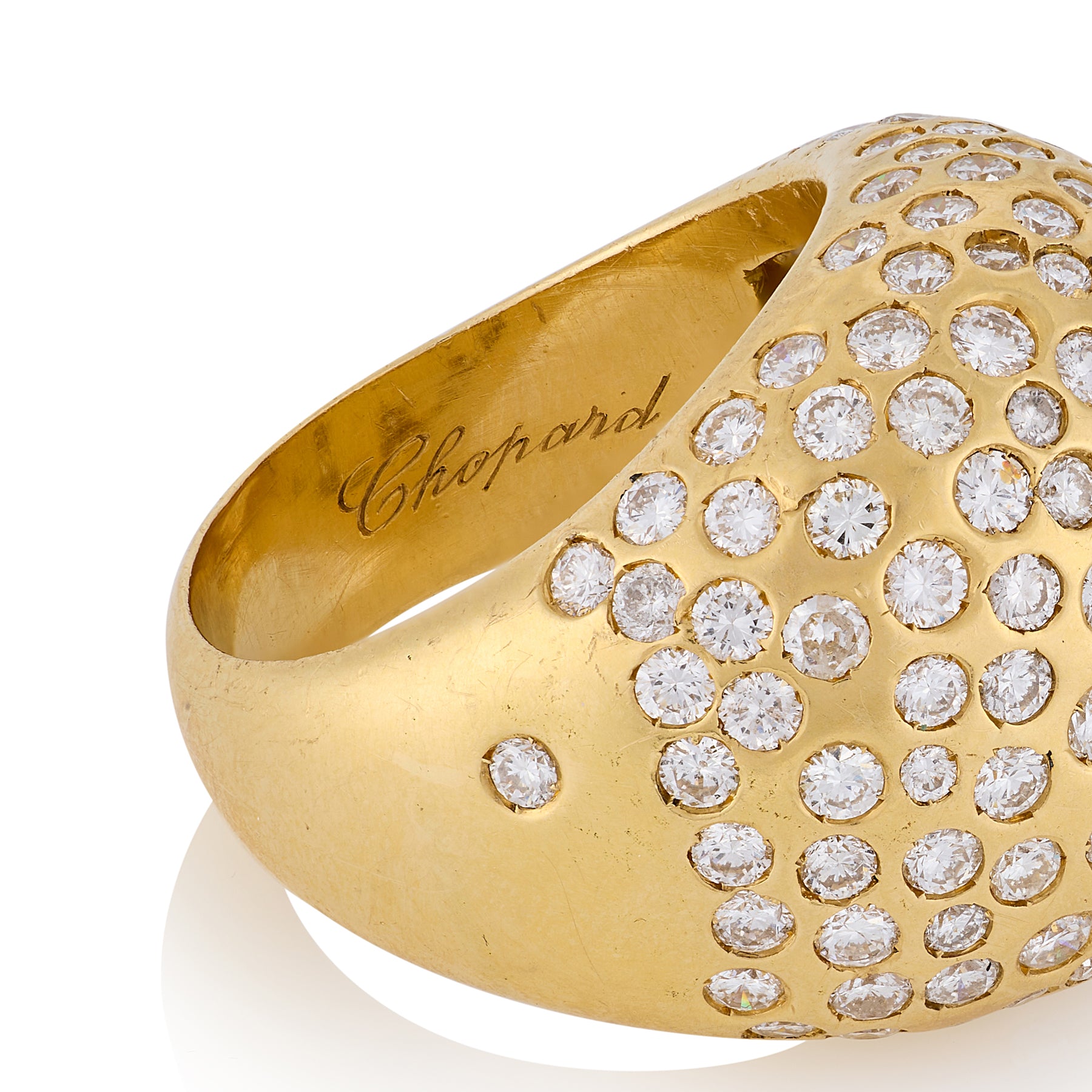 Diamond Bombe Ring by Chopard