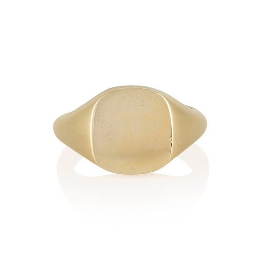 12 x 10mm Cushion Shaped Signet Ring - Wildsmith Jewellery