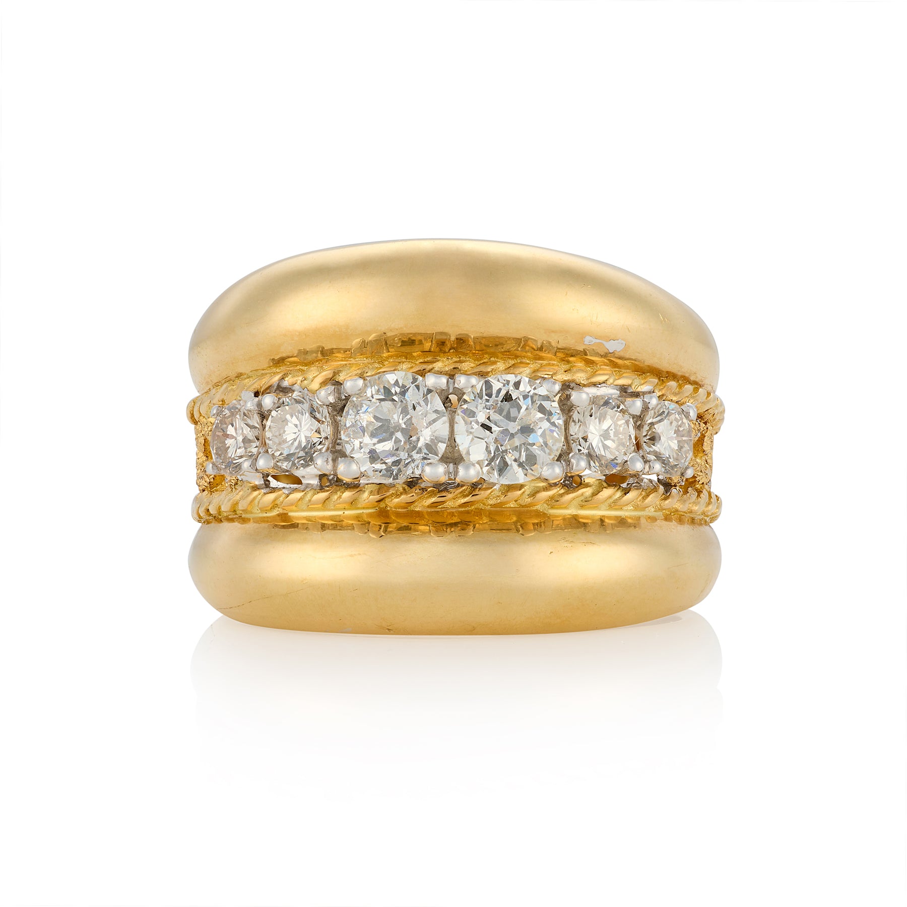 1ct Six Stone Diamond Ring by Yanes