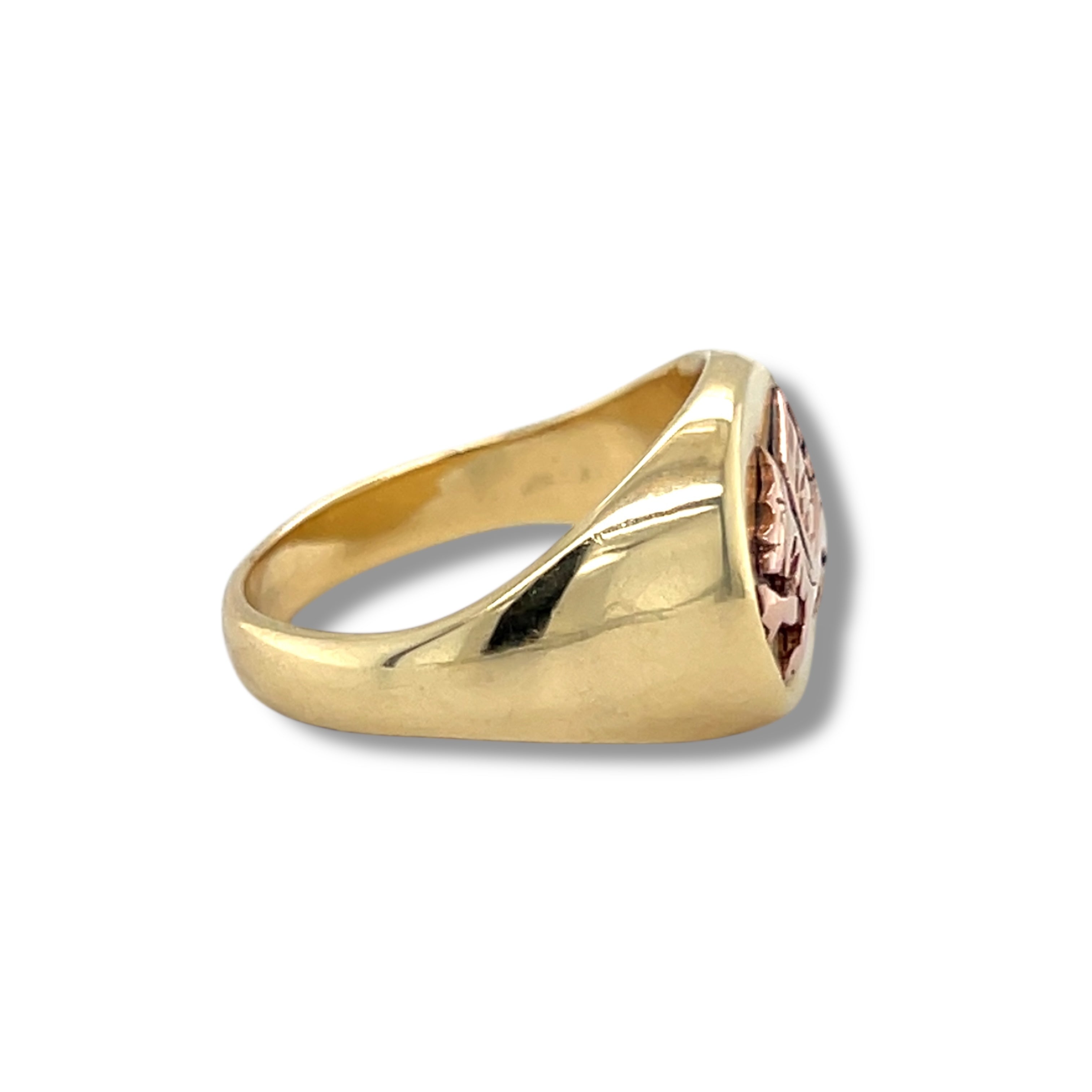 18ct Gold Dragon Signet Ring