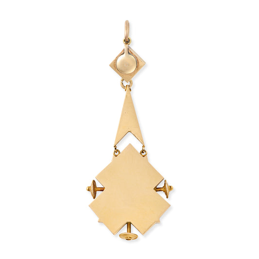 Egyptian Revival Micro Mosaic Pendant - Wildsmith Jewellery