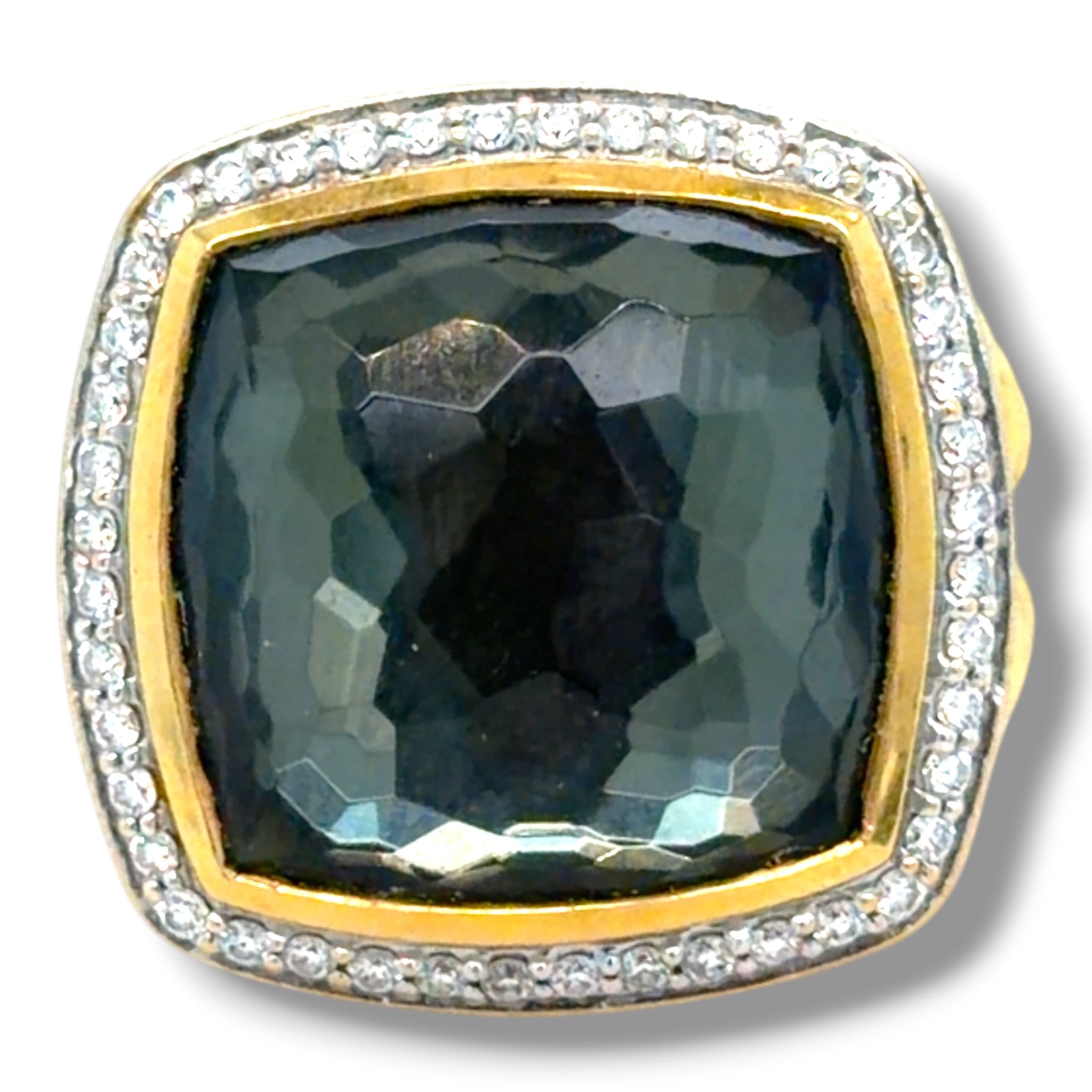 David Yurman Green Orchid & Diamond Ring