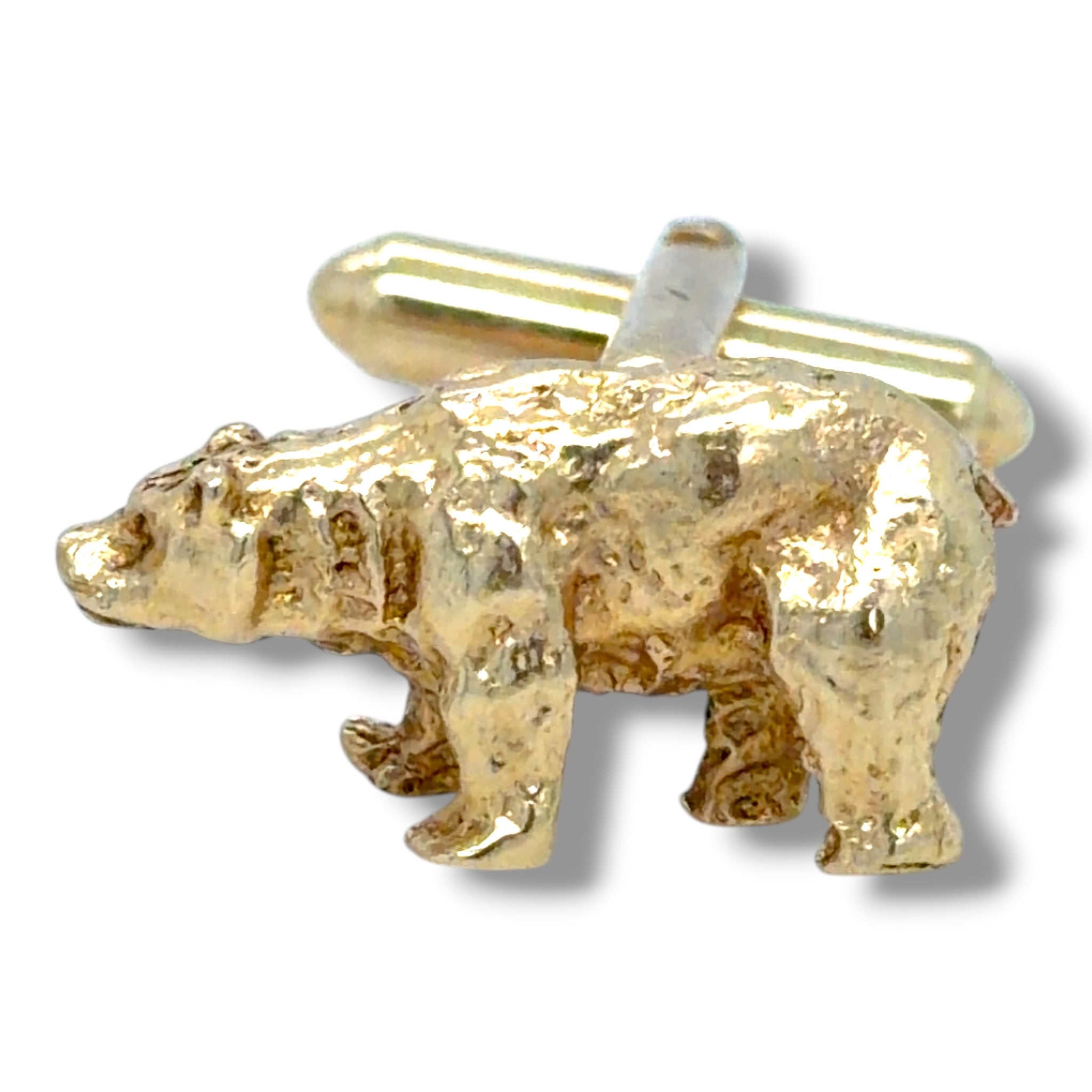 Gold Bull & Bear Cufflinks