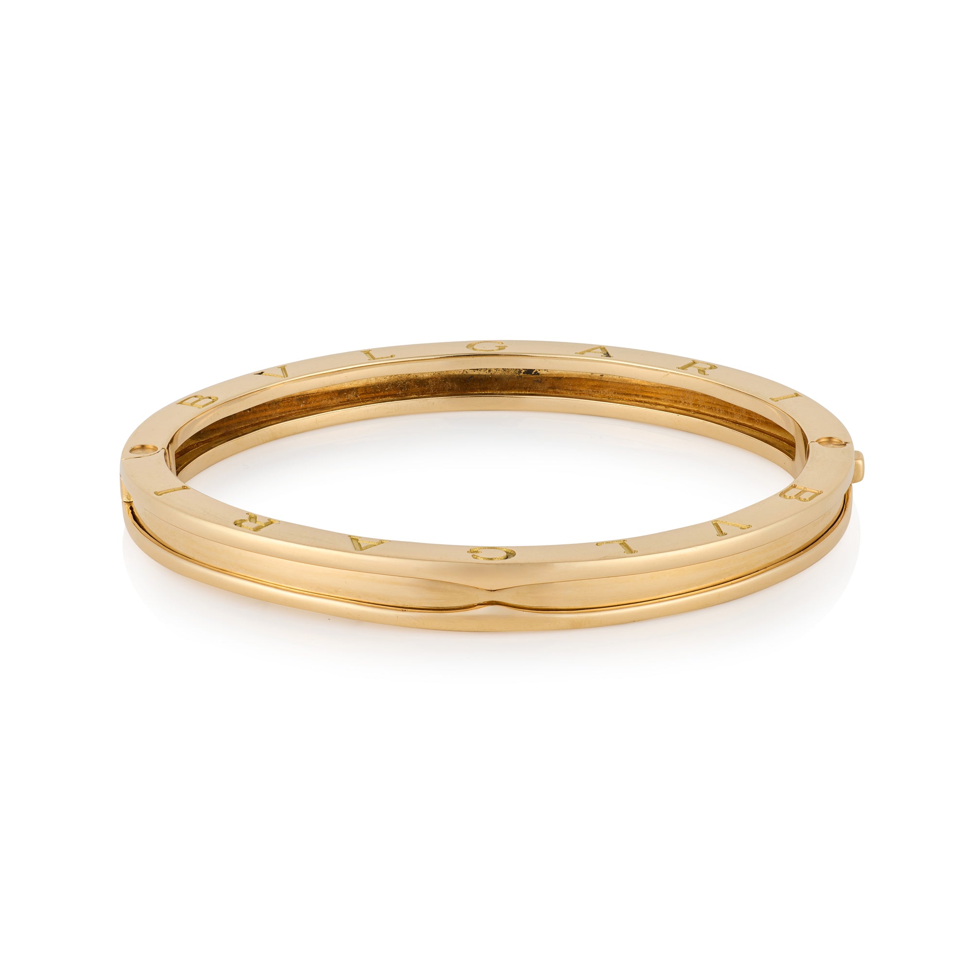 Large Bvlgari Zero Bangle 18ct Gold - Wildsmith Jewellery