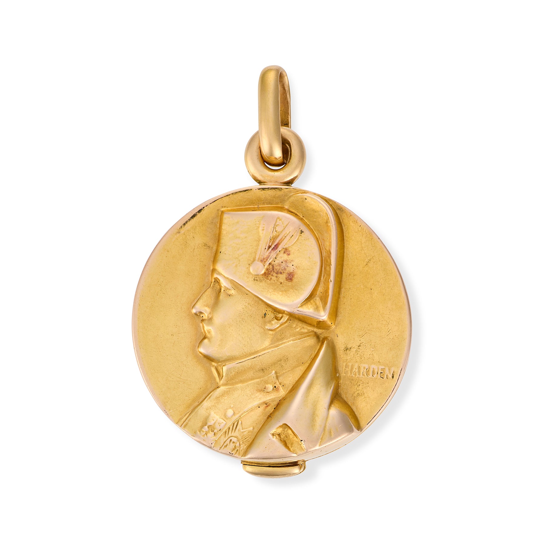 18ct Napoleon Bonaparte Military Locket Pendant