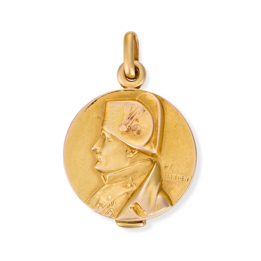18ct Napoleon Bonaparte Military Locket Pendant