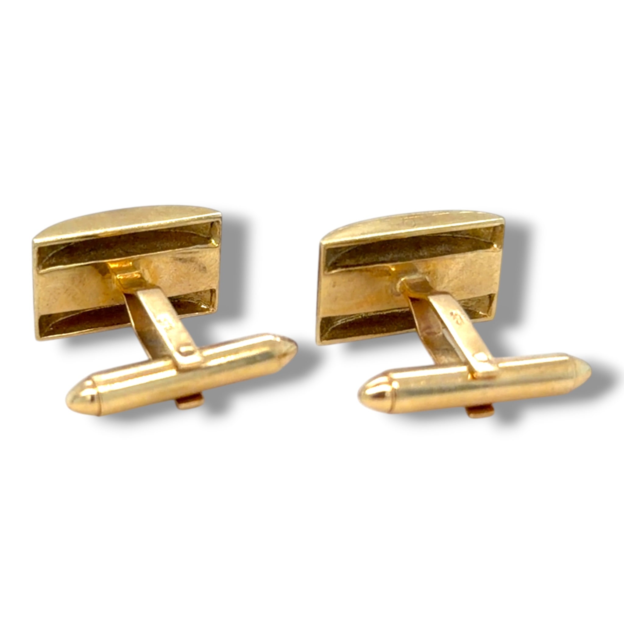9ct Gold & Mother of Pearl Cufflinks