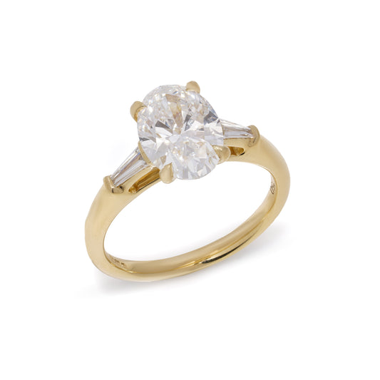 2.2ct Oval Diamond Engagement Ring - Wildsmith Jewellery