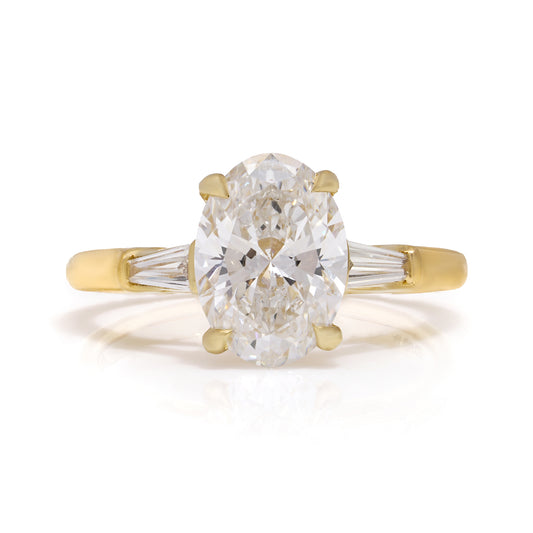 2.2ct Oval Diamond Engagement Ring - Wildsmith Jewellery
