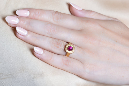 Antique Ruby & Gold Ring - Wildsmith Jewellery