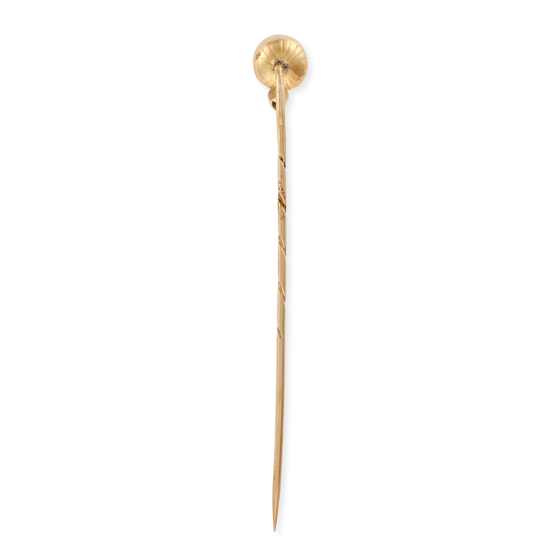 Saltwater Pearl & Diamond Stickpin