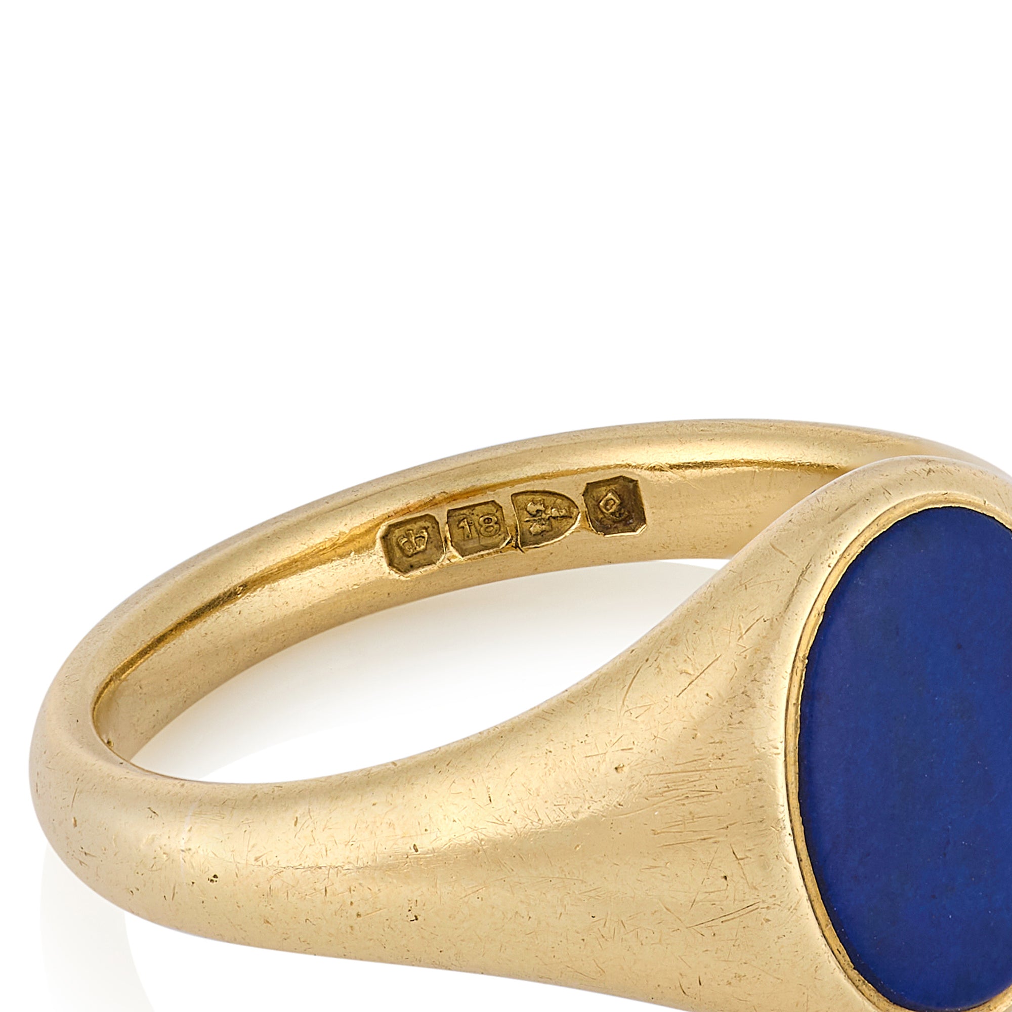 Victorian 18ct Gold Signet Ring, Hallmarked 1868 - Wildsmith Jewellery