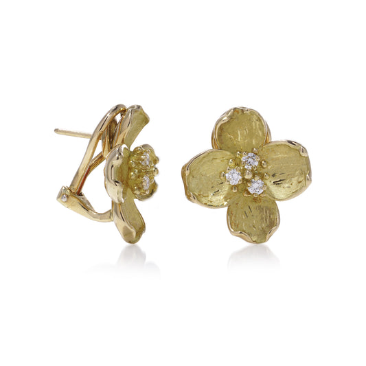 Tiffany & Co. Diamond Dogwood Earrings - Wildsmith Jewellery