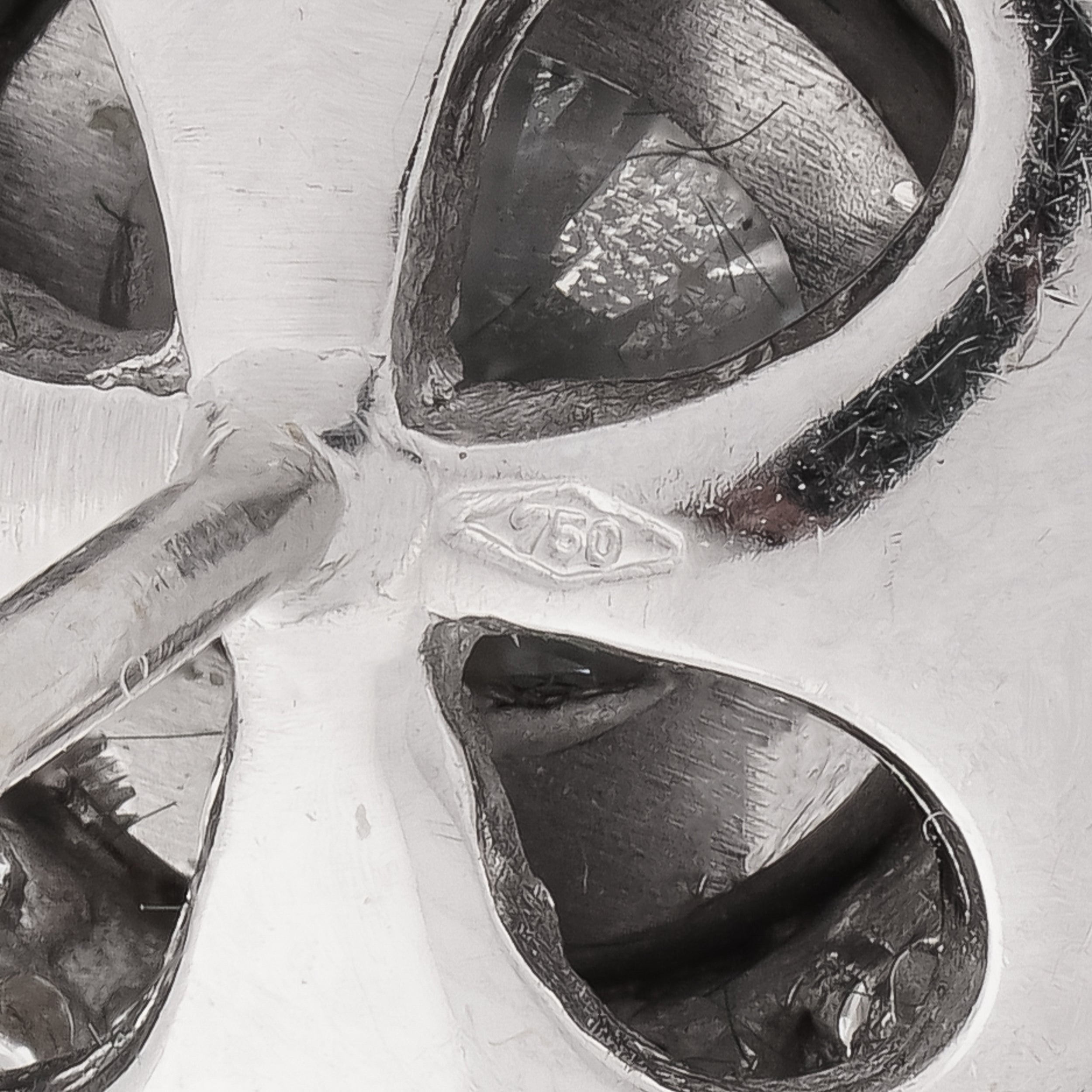 Diamond Cluster Earrings - Wildsmith Jewellery