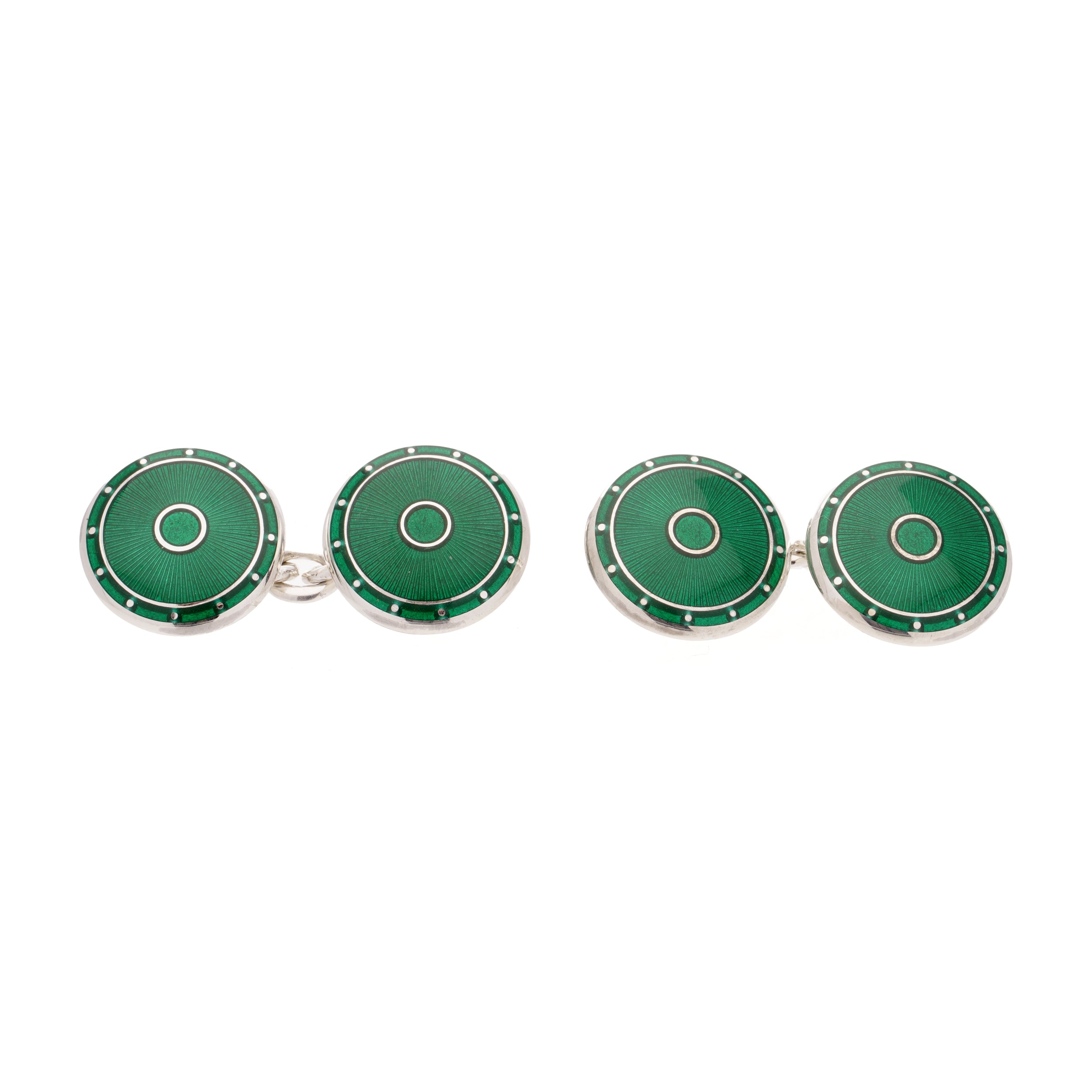 Green Enamel Dress Set - Wildsmith Jewellery