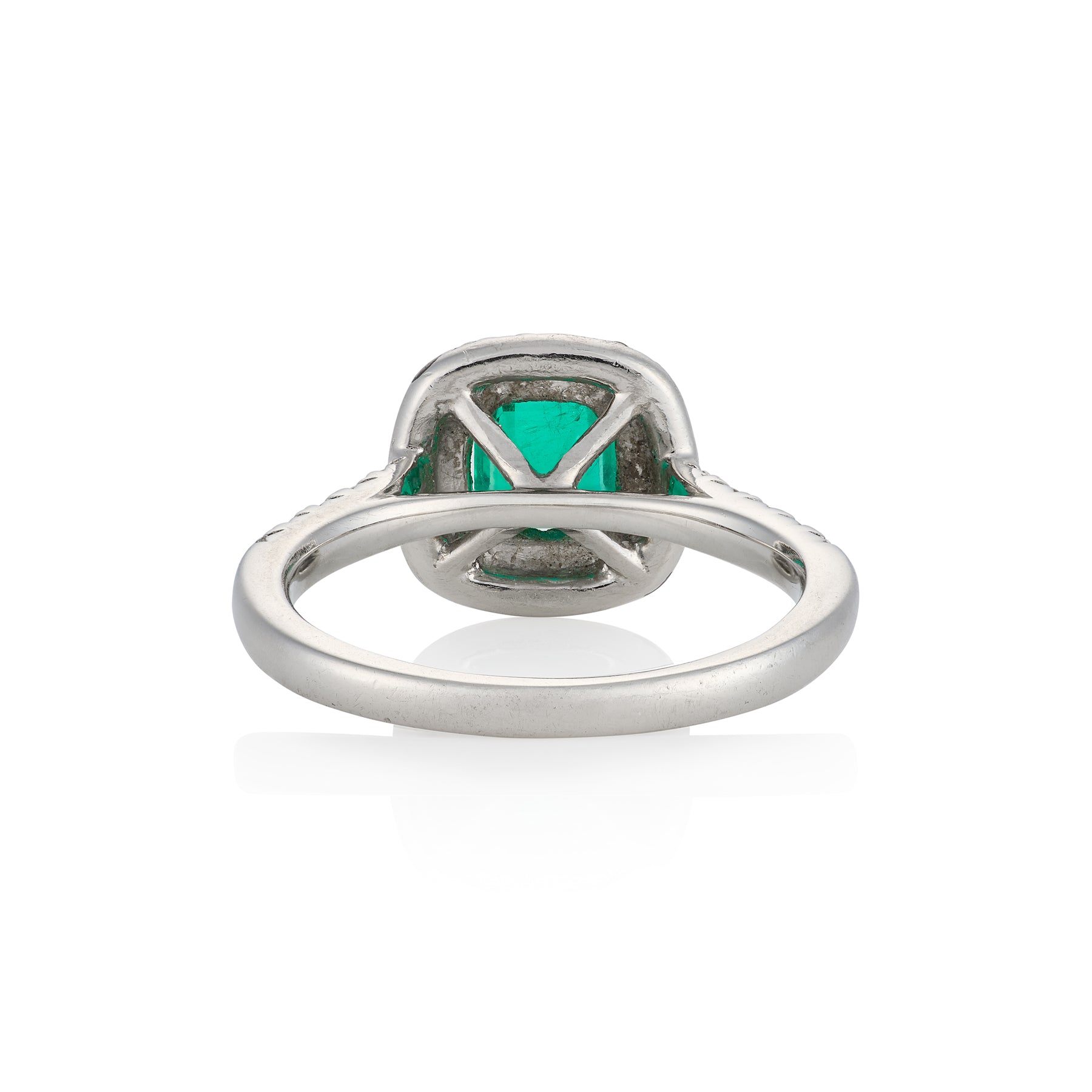 Colombian Emerald & Diamond Ring - Wildsmith Jewellery