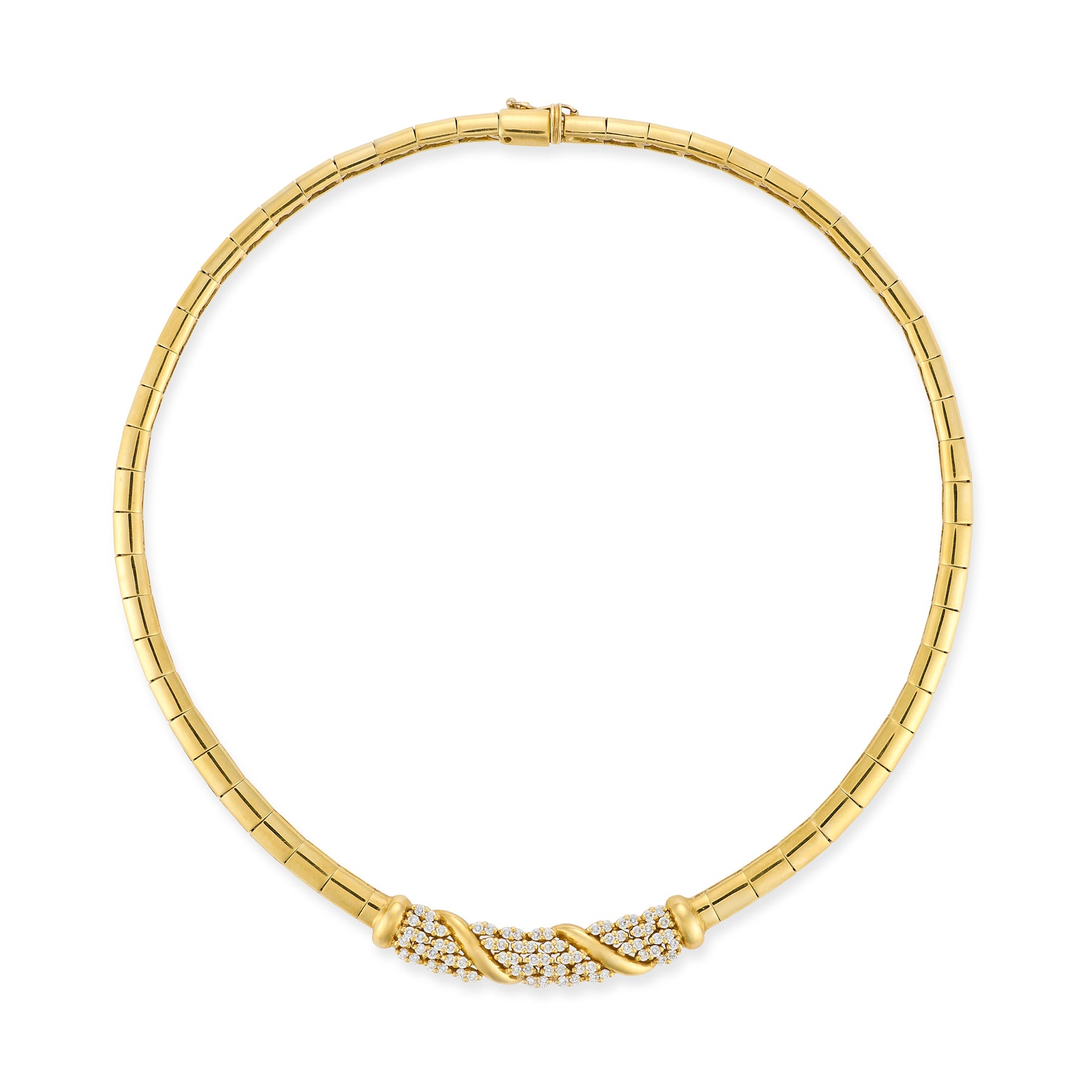 18ct Gold & Diamond Collar Necklace - Wildsmith Jewellery