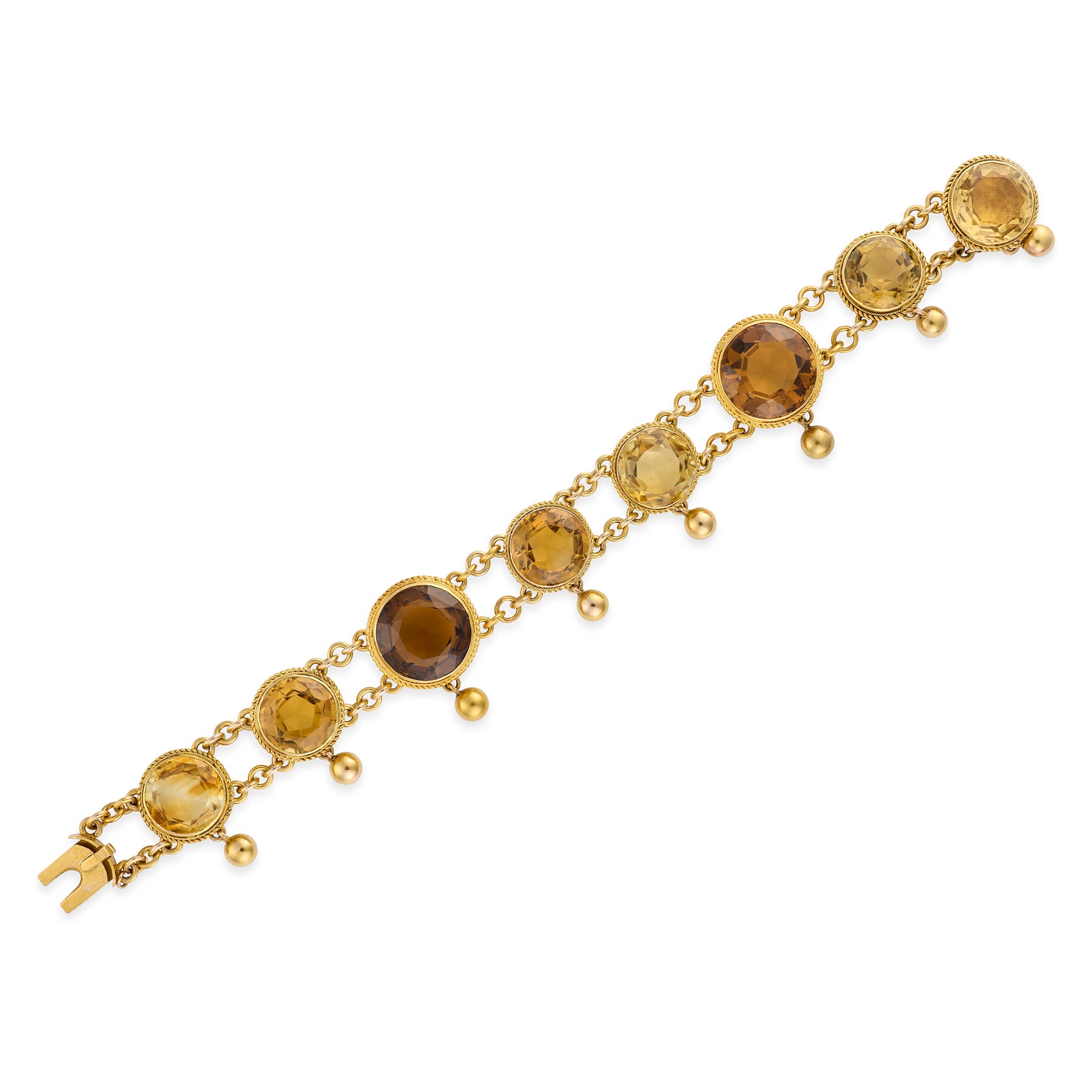 Victorian Citrine Collar Necklace and Brcelet