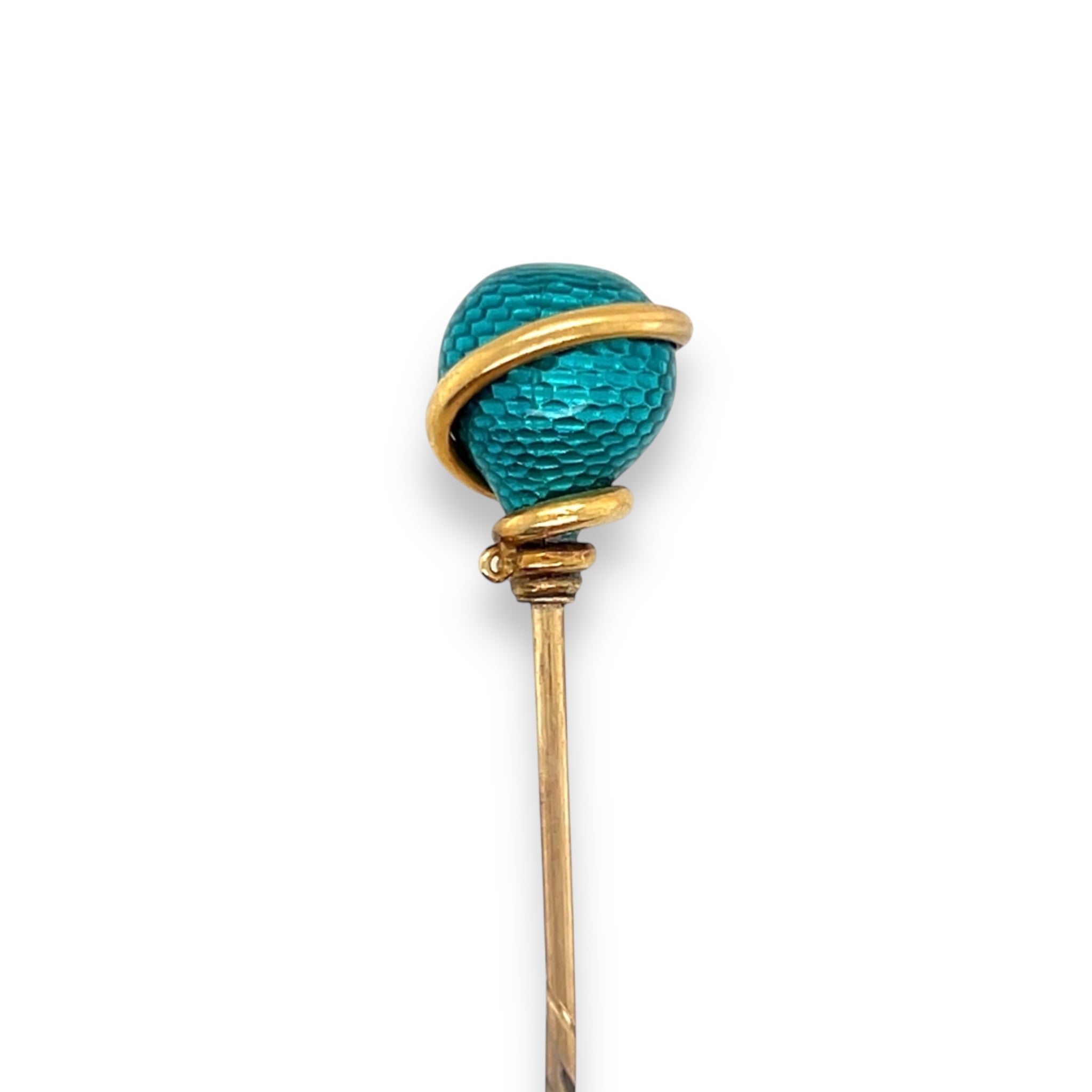 Antique Enamel Serpent Stickpin - Wildsmith Jewellery