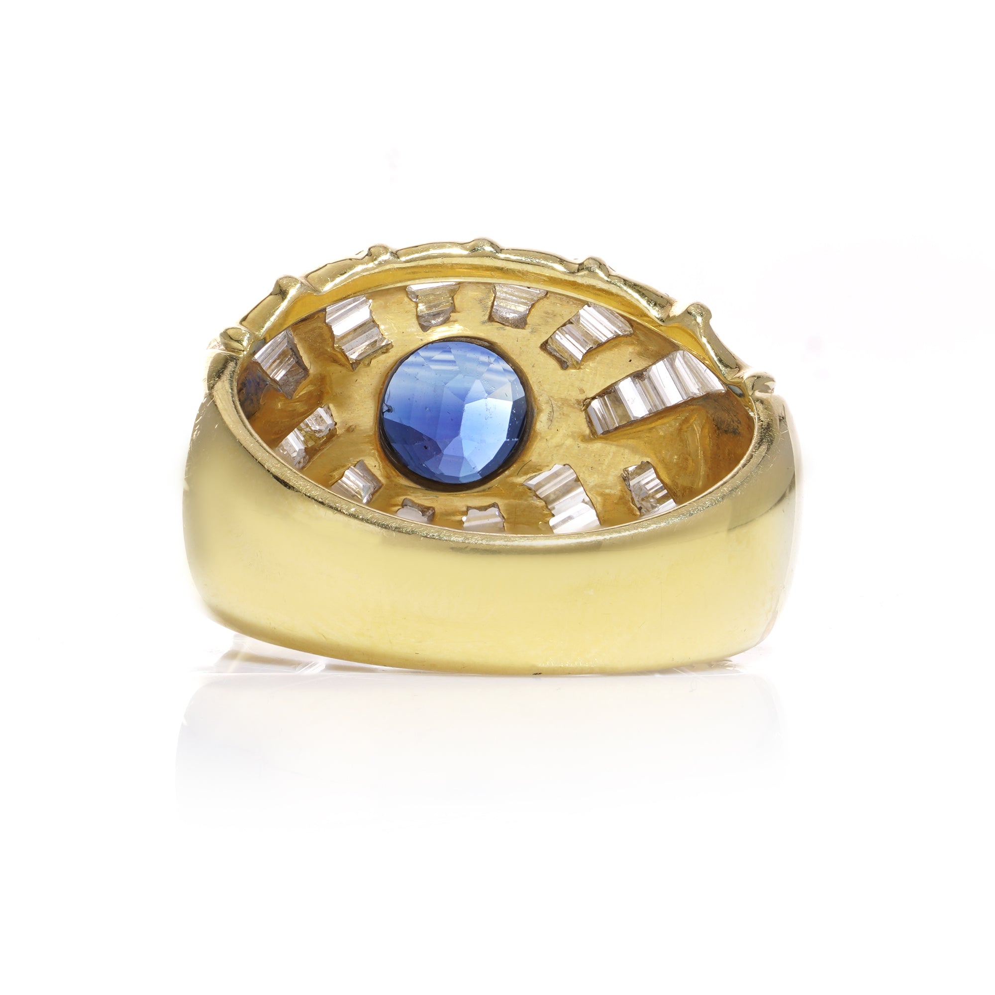 Vintage Sapphire & Diamond Ring - Wildsmith Jewellery