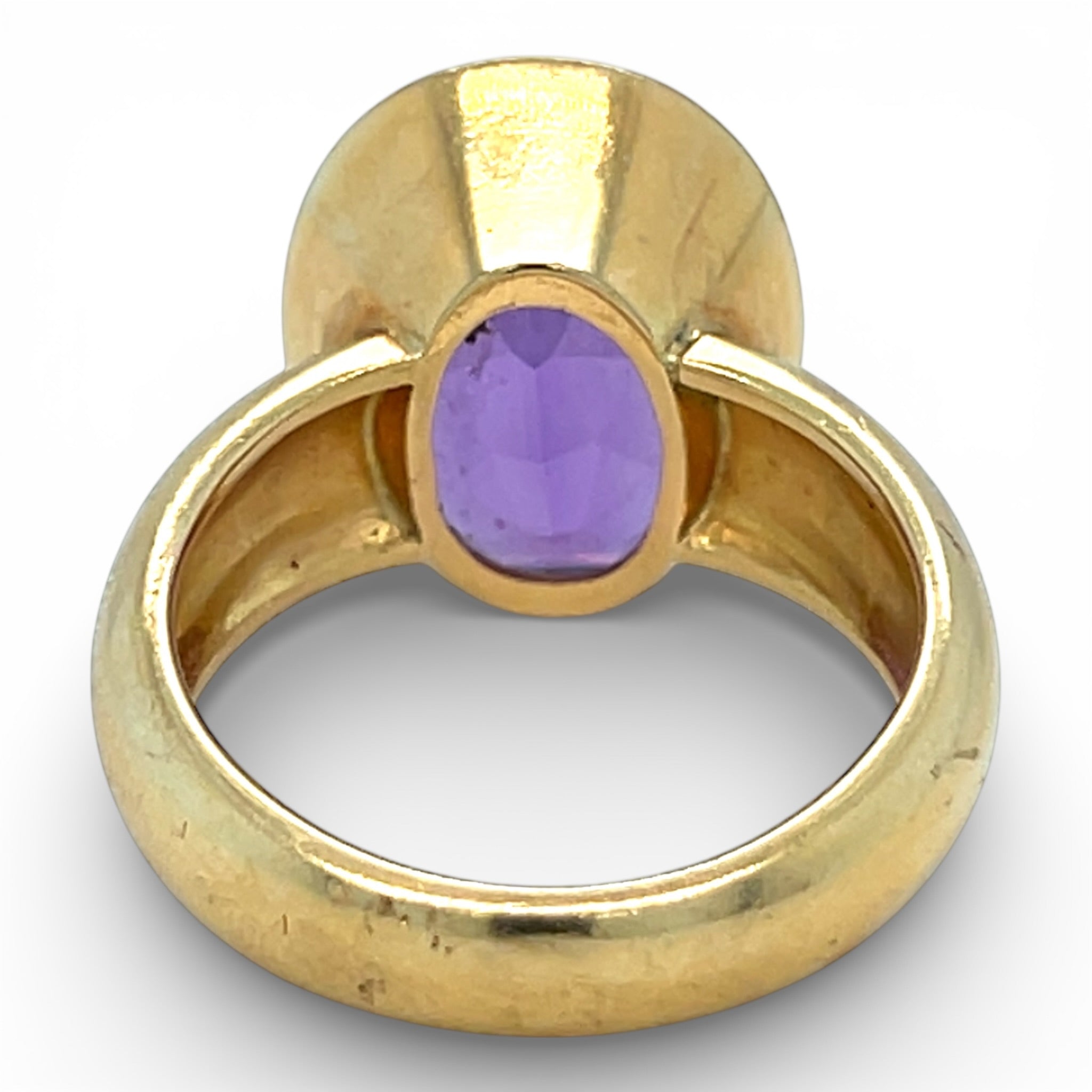 18ct Gold & Amethyst Ring - Wildsmith Jewellery